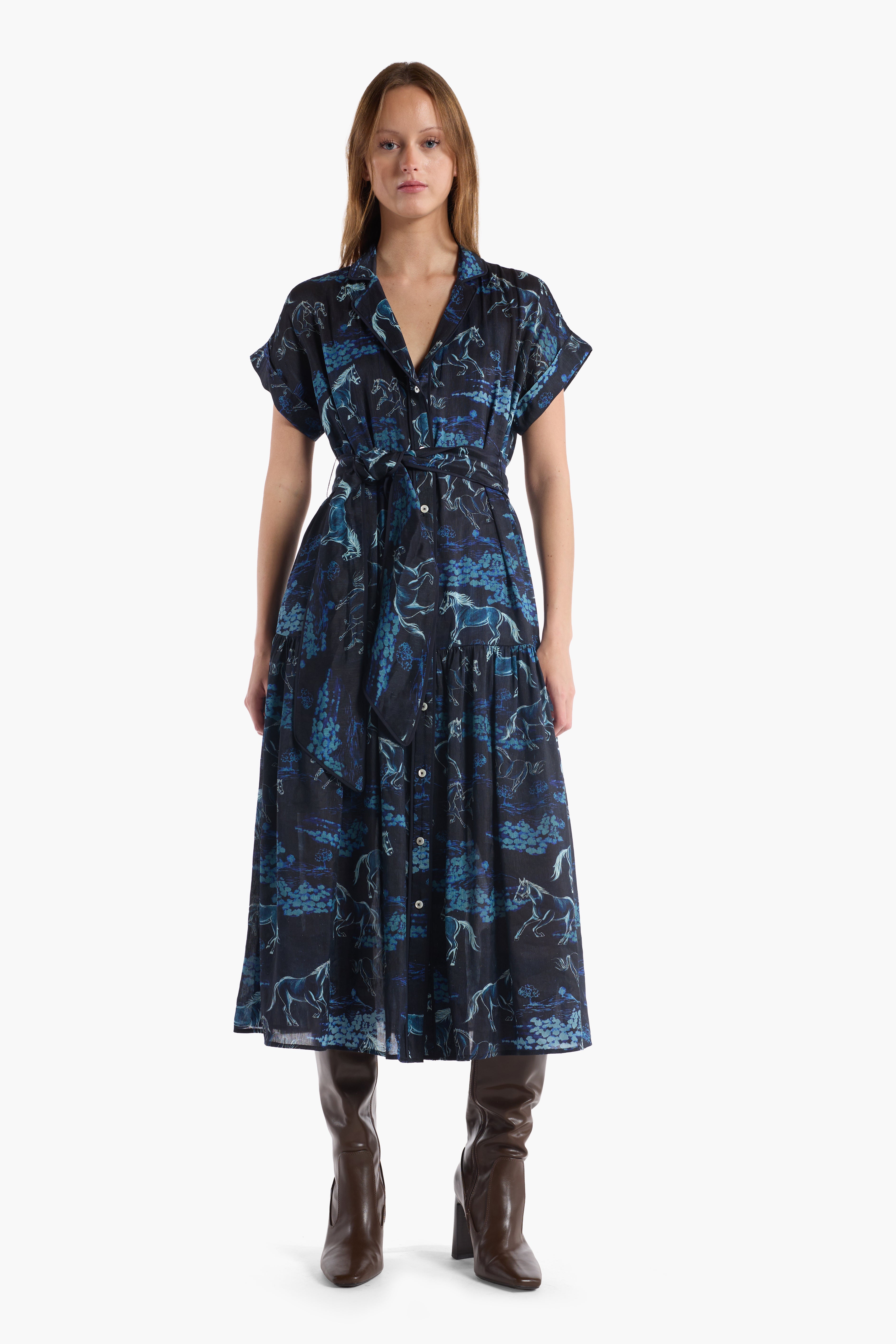 Estella Dress - Moonlit Mustang