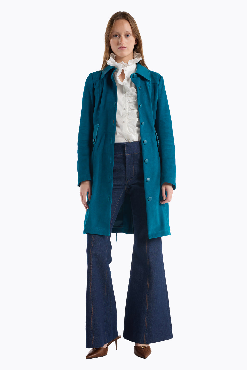 Ricci Coat Peacock