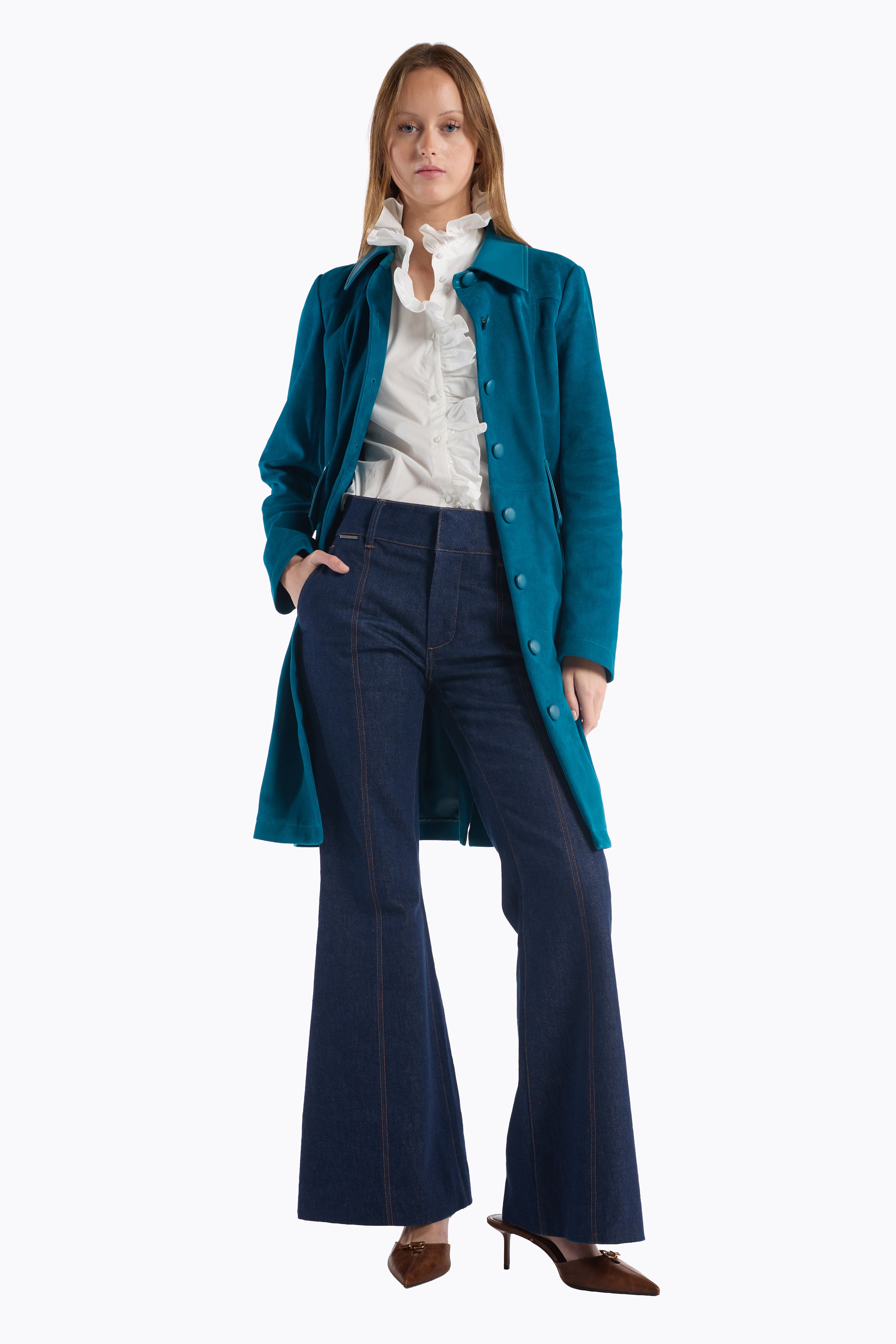 Ricci Coat - Peacock