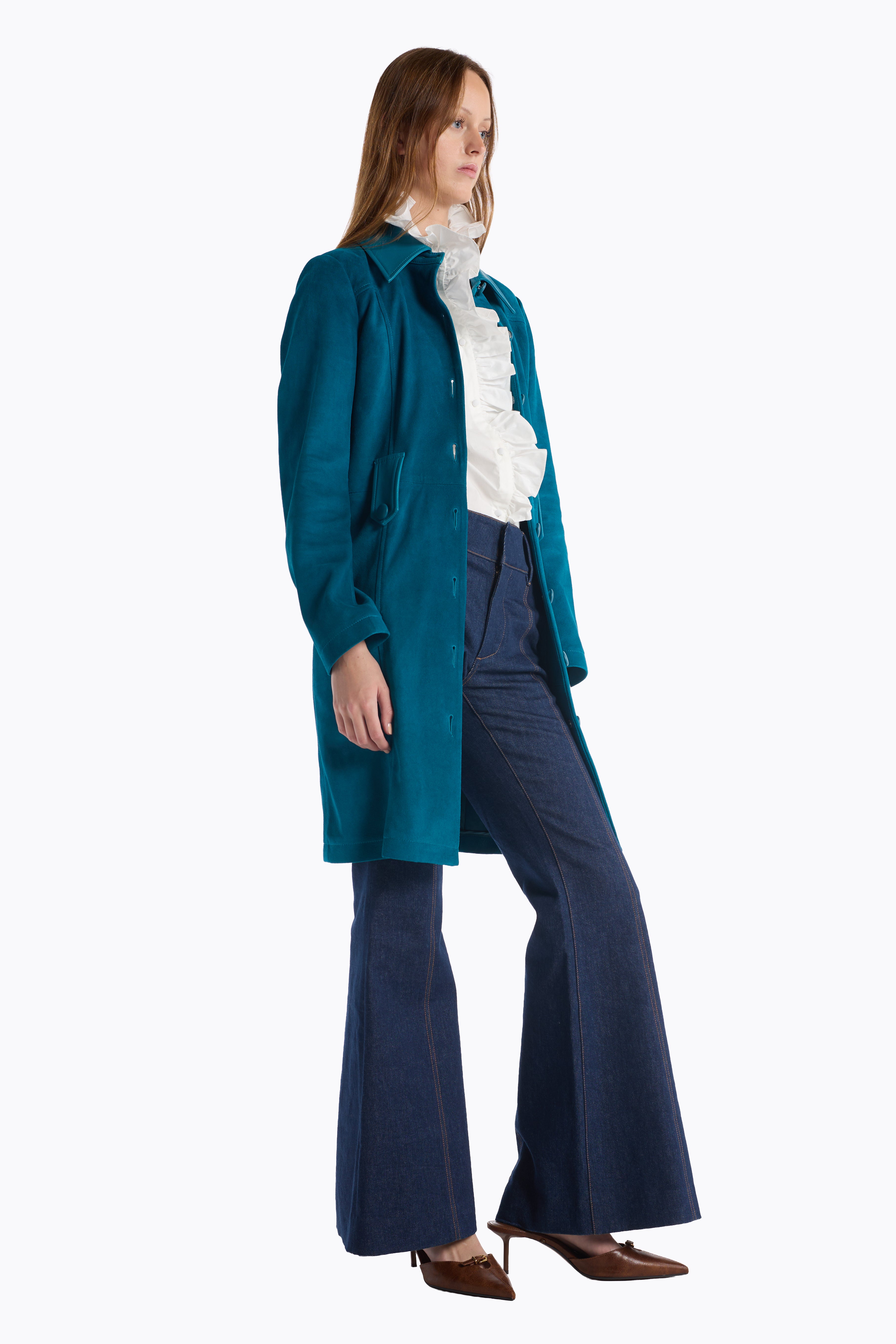 Ricci Coat - Peacock