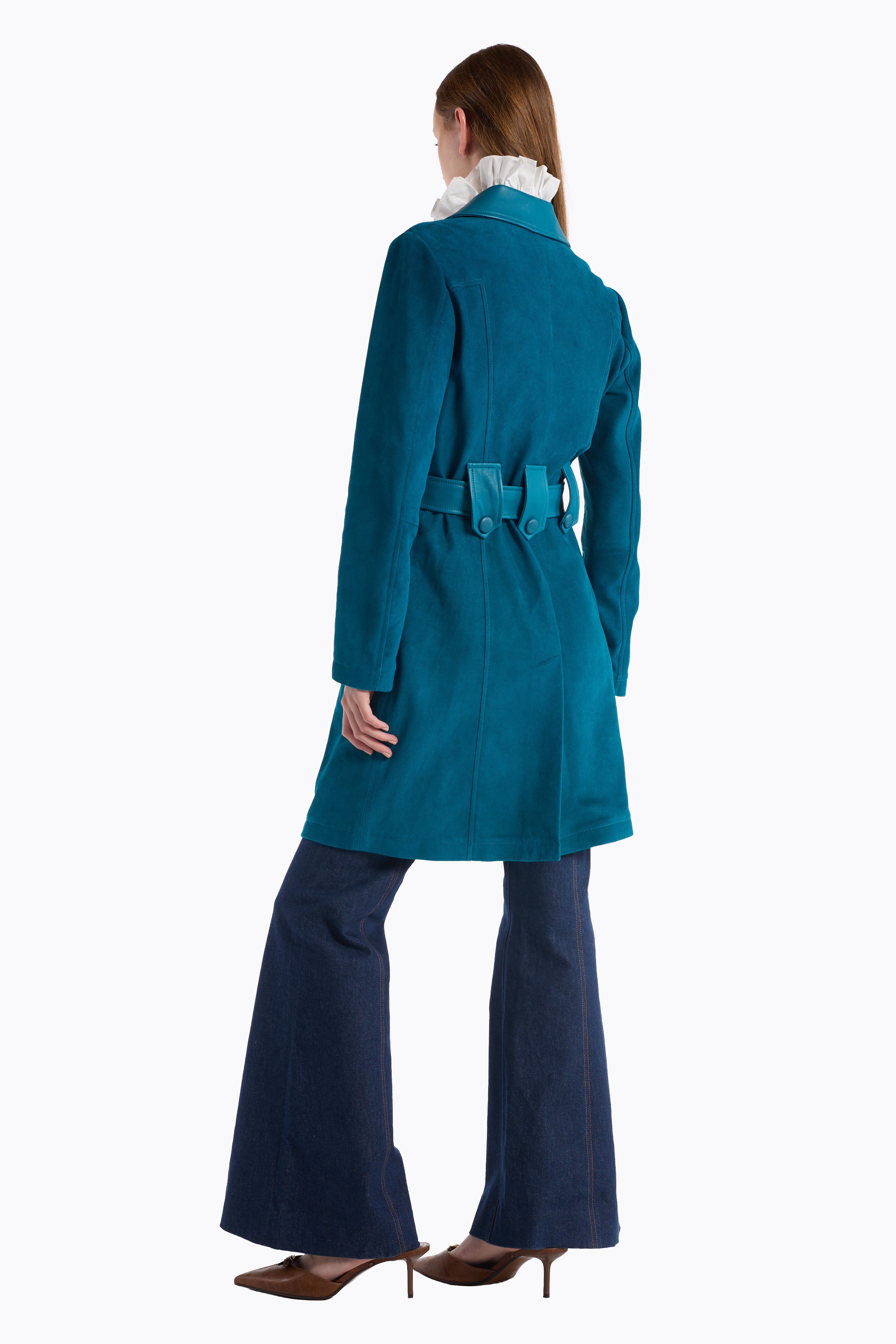 Ricci Coat - Peacock