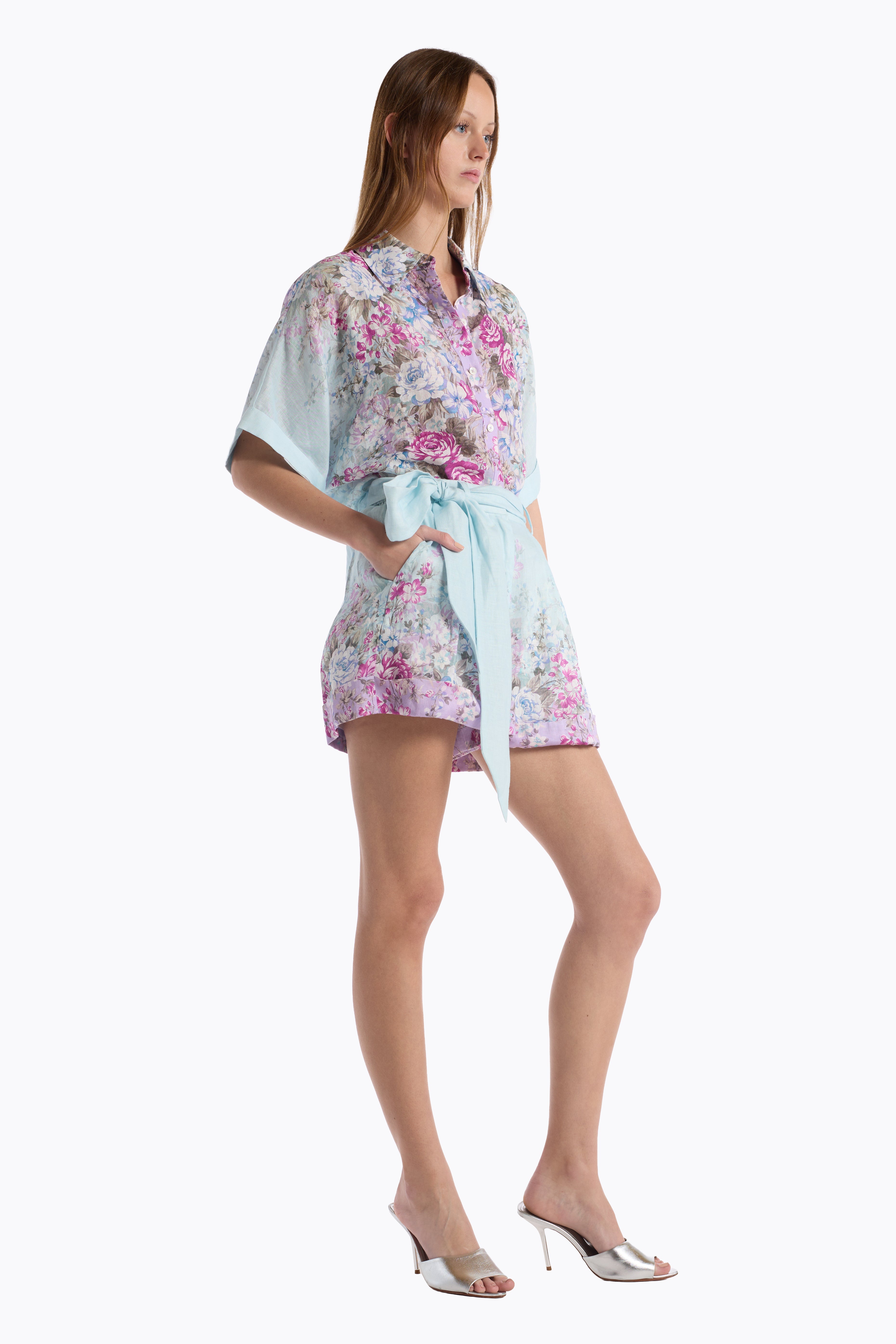 Lola Short - Camellia Cloud