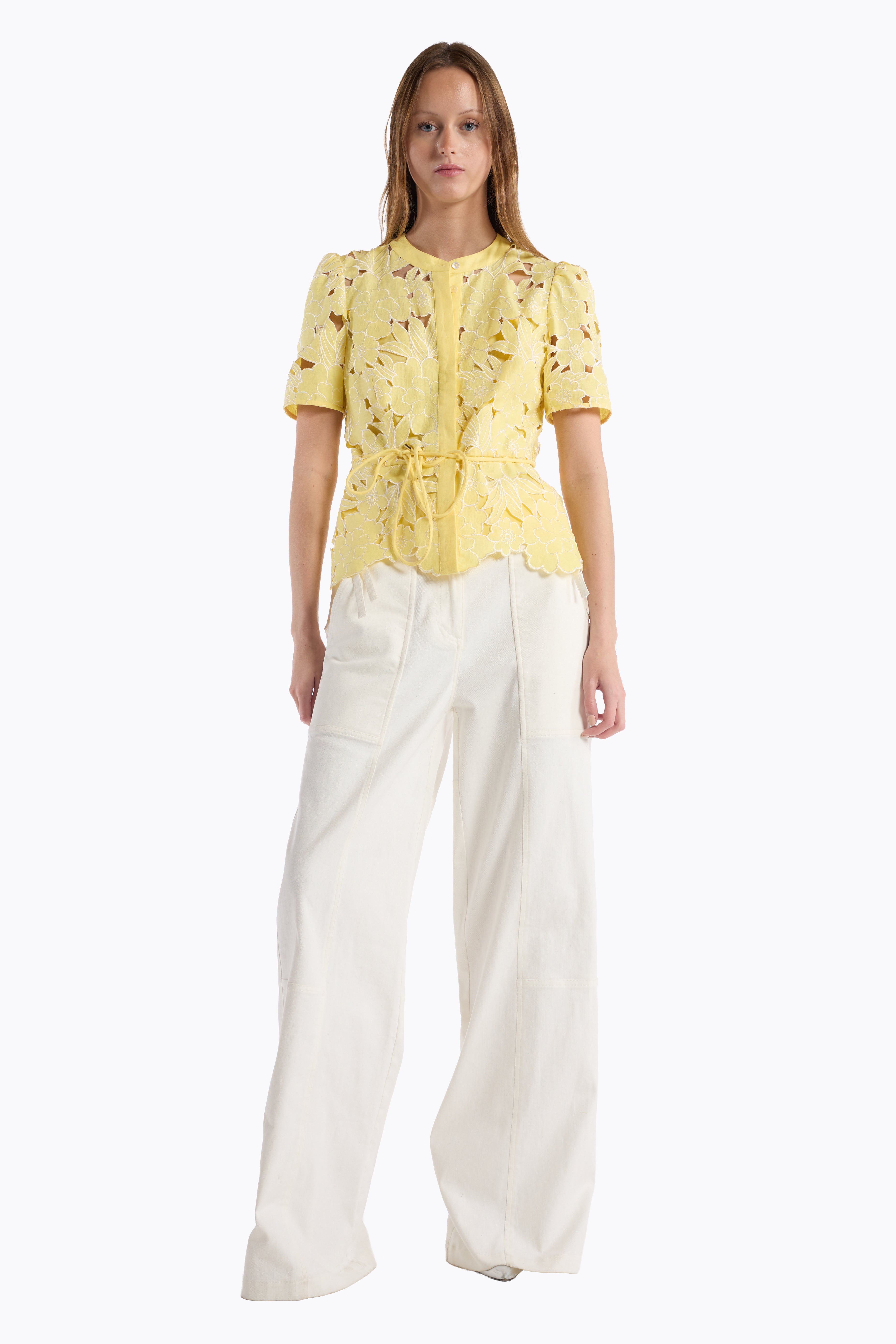 Bree Top - Lemon Magnolia