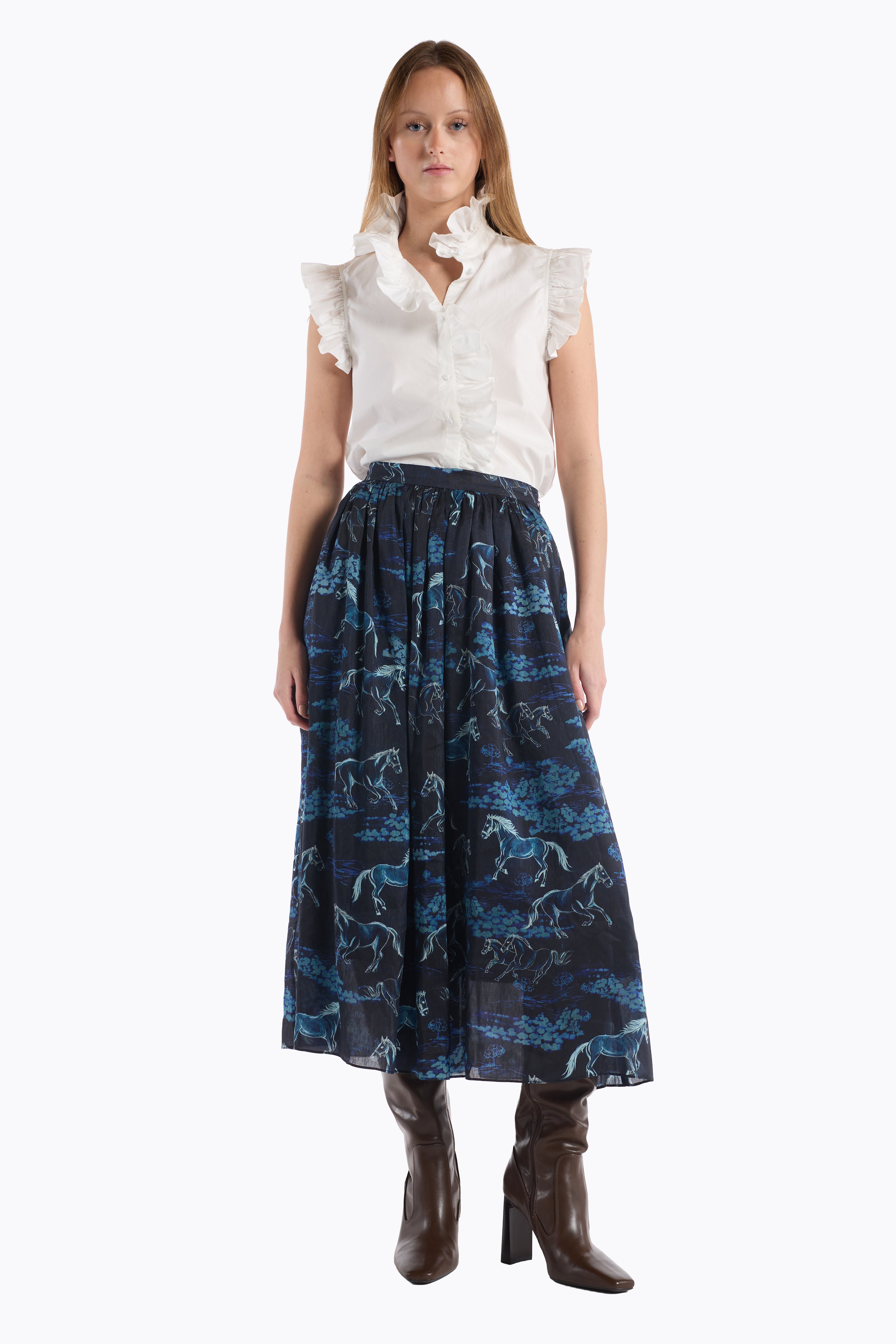 Katrina Skirt - Moonlit Mustang