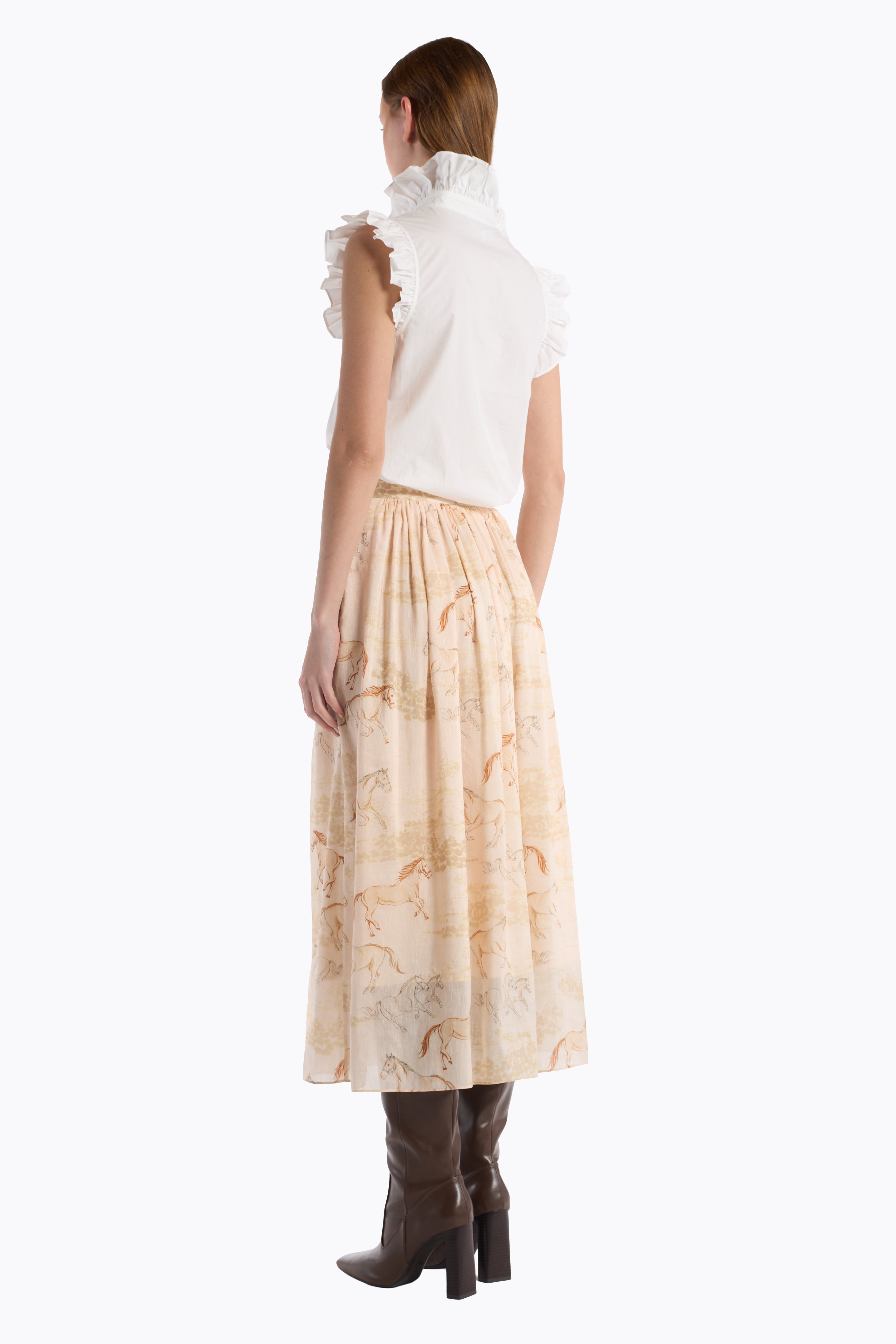 Katrina Skirt - Desert Mustang