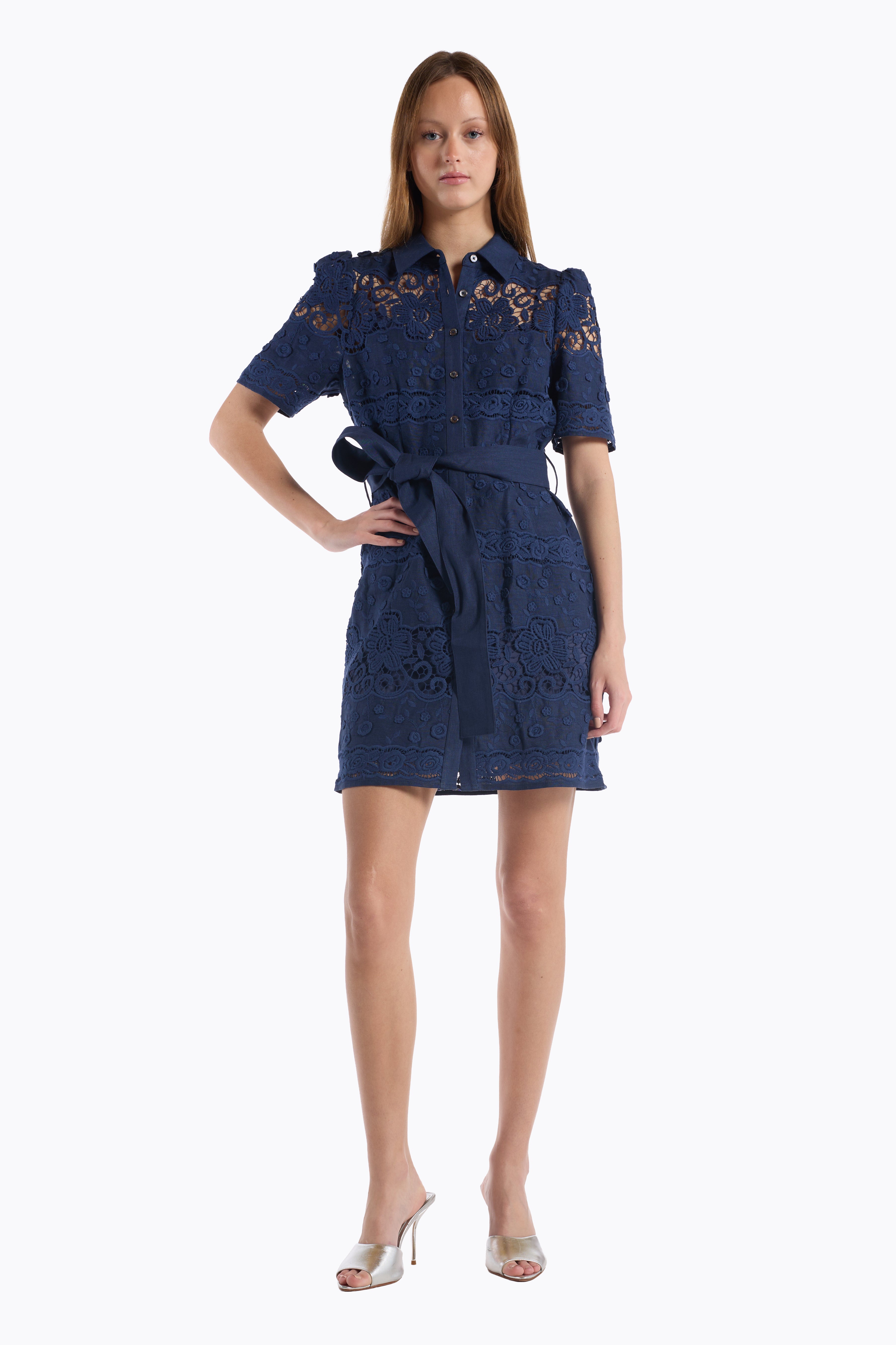 Valencia Dress - Navy