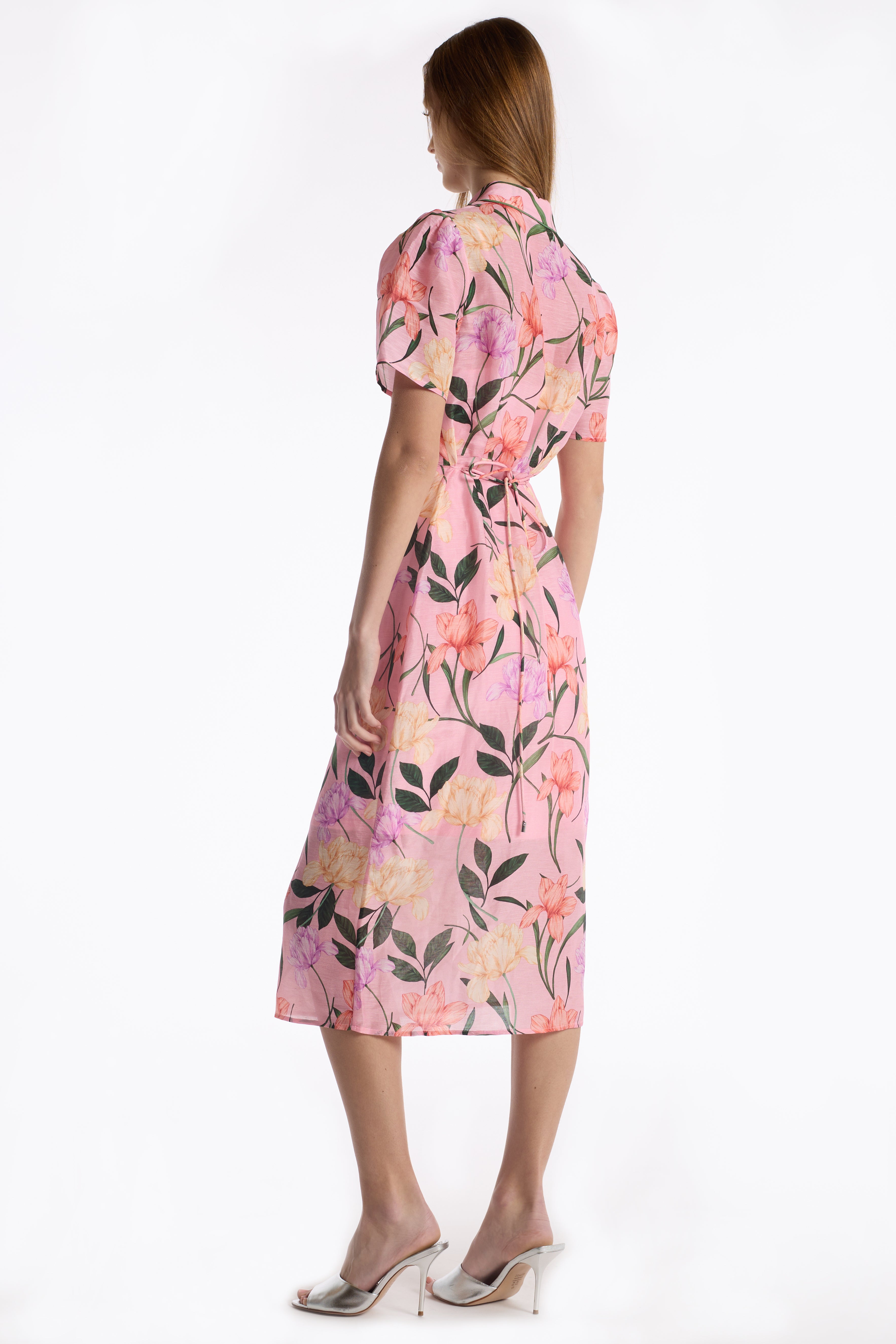 Cecile Dress - Jardin Pink