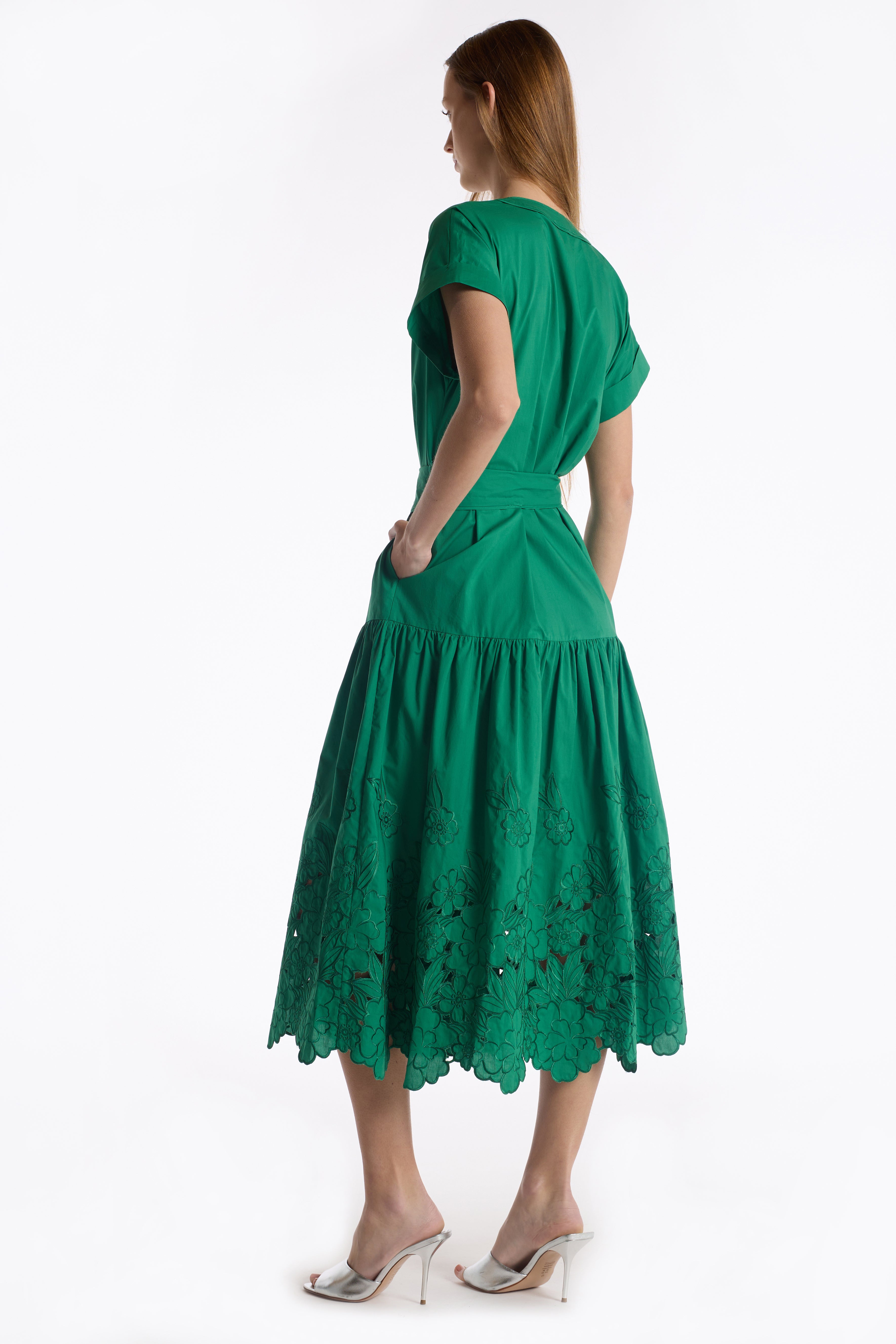 Marceline Dress - Kelly Green