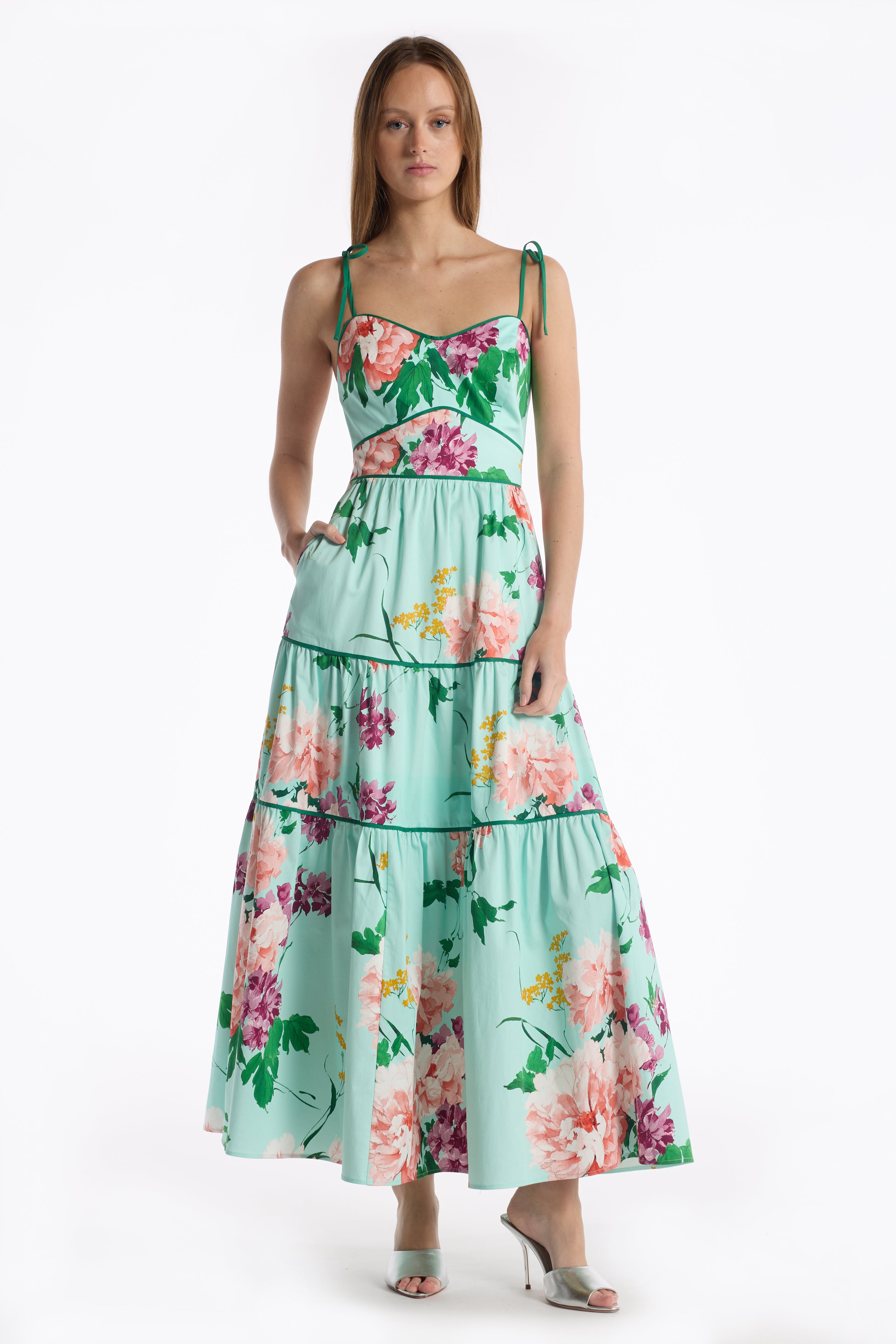 Saphina Dress - Mint Tranquility