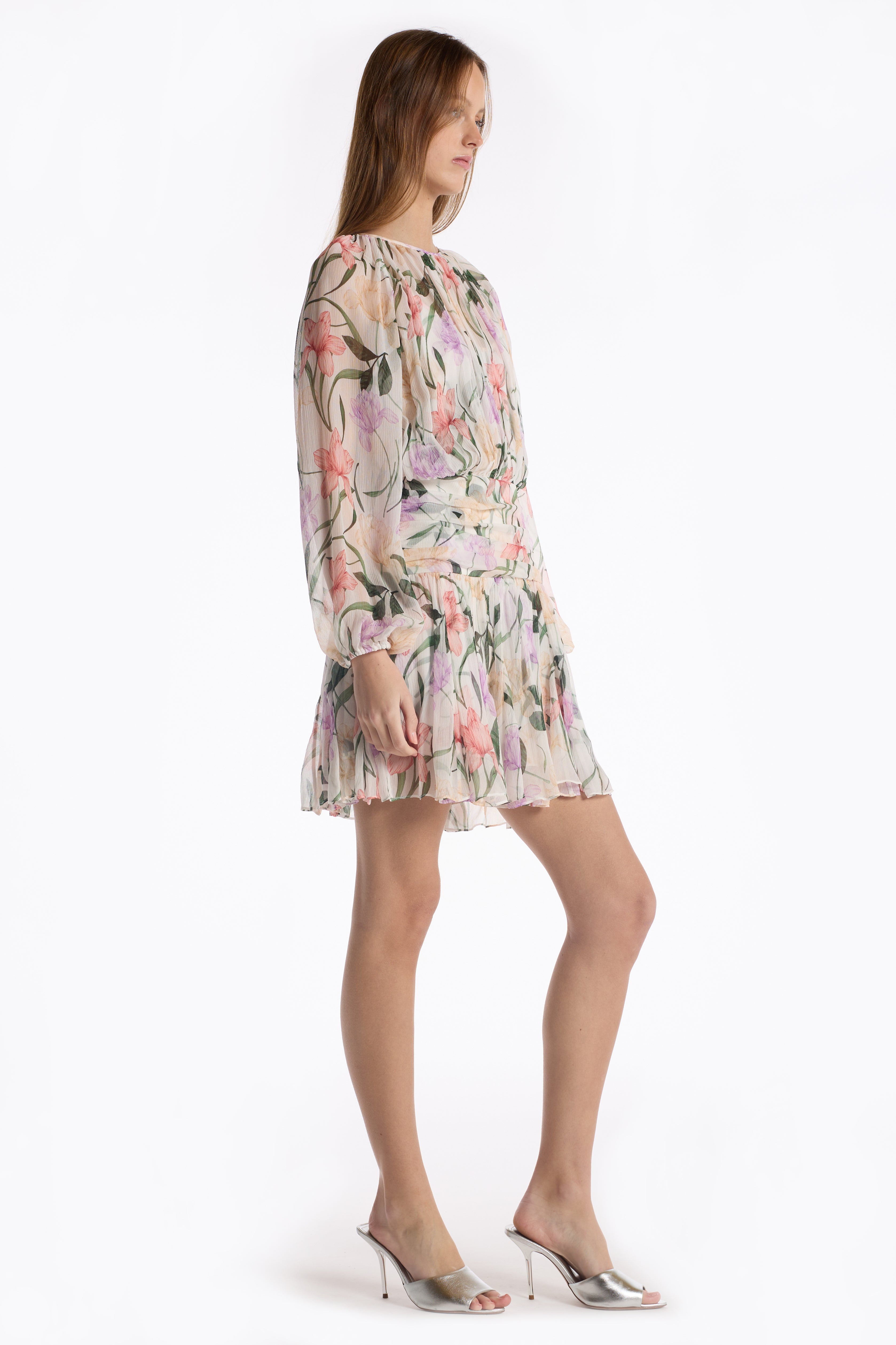 Billie Dress - Jardin Ivory