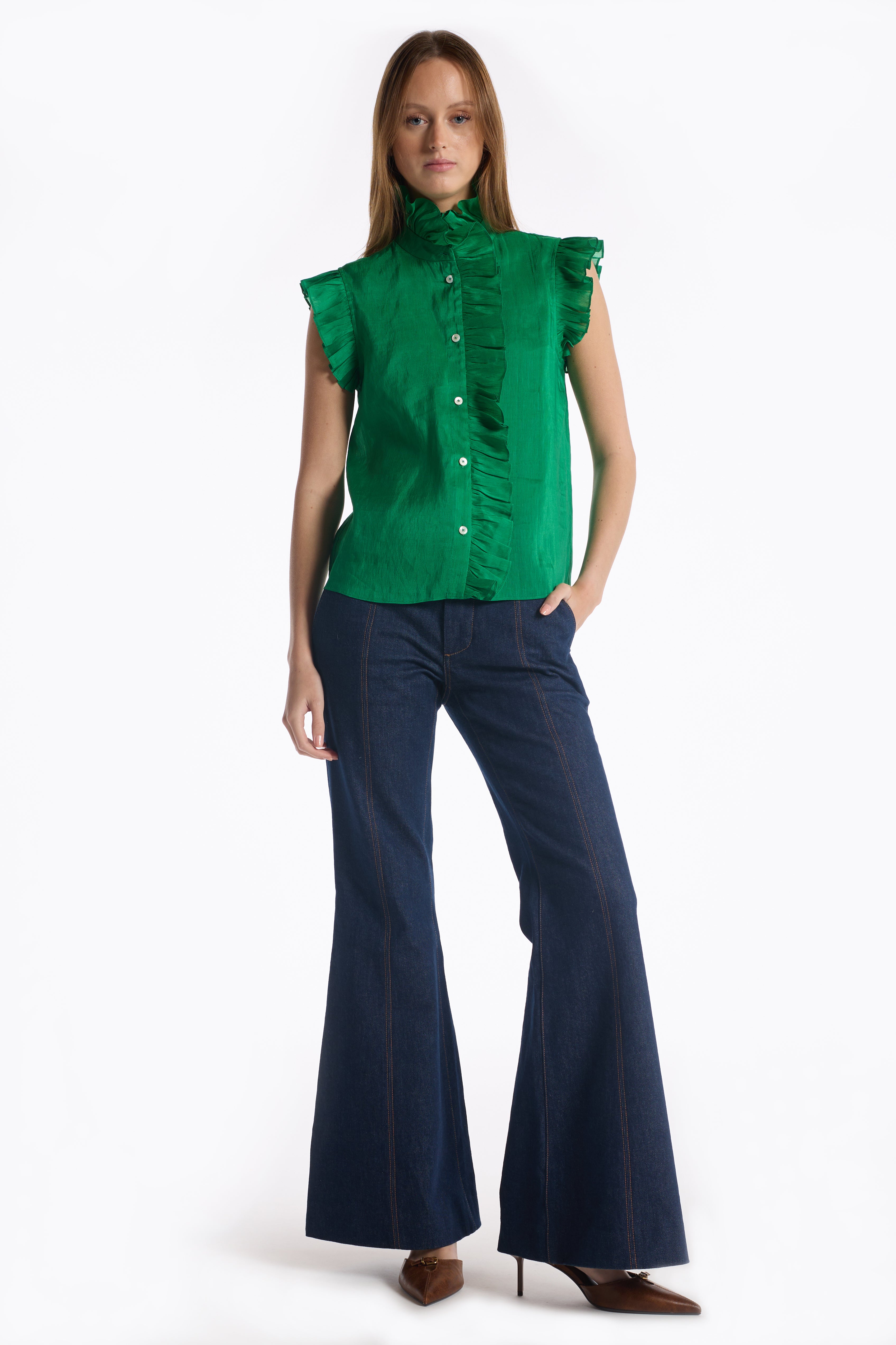 Marfa Top - Kelly Green