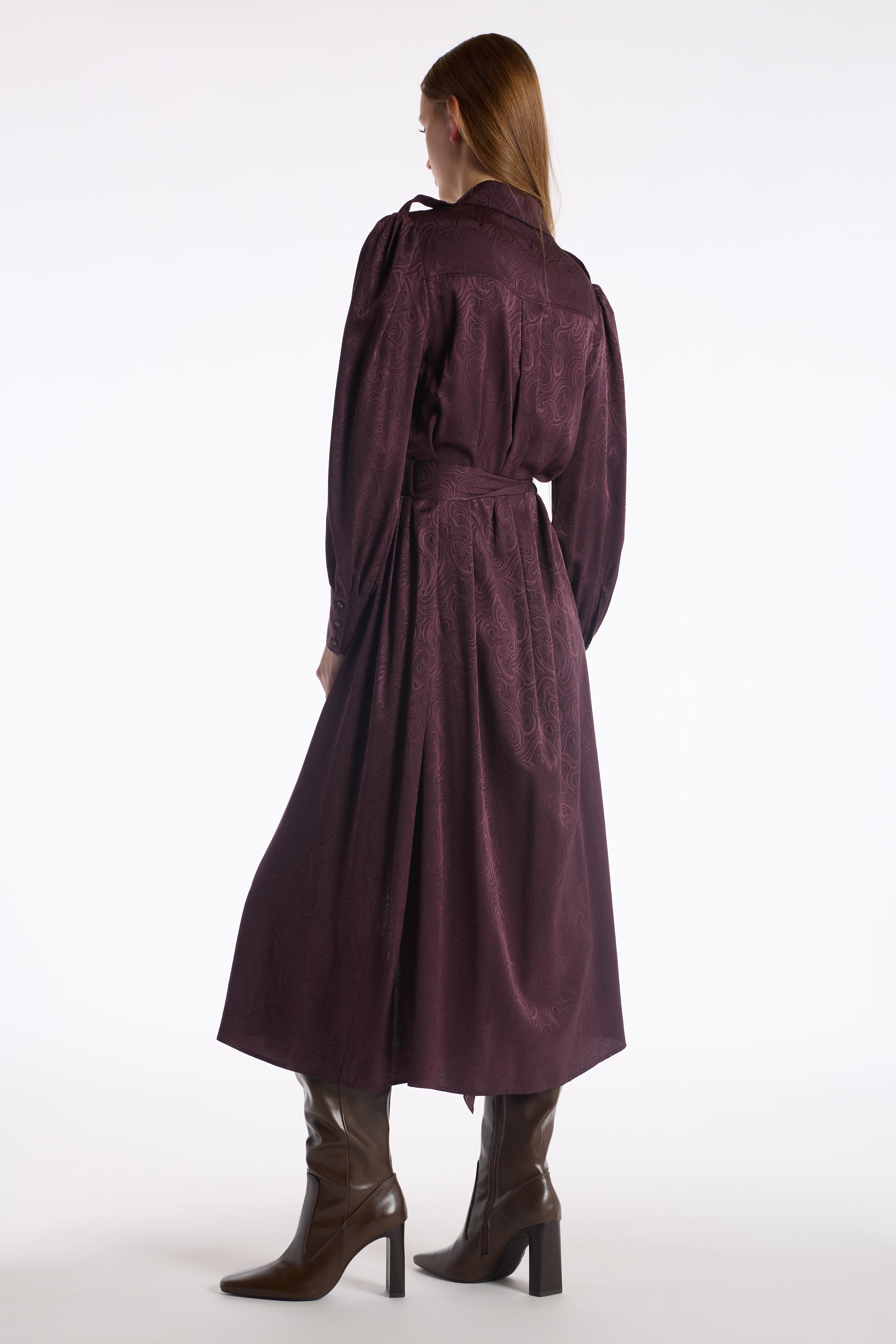 Darcy Dress - Eggplant