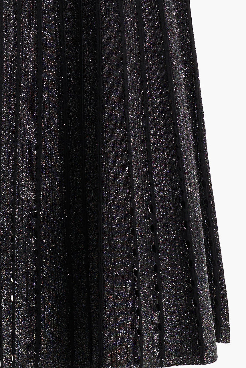 Colton Skirt - Pinstripe Lurex