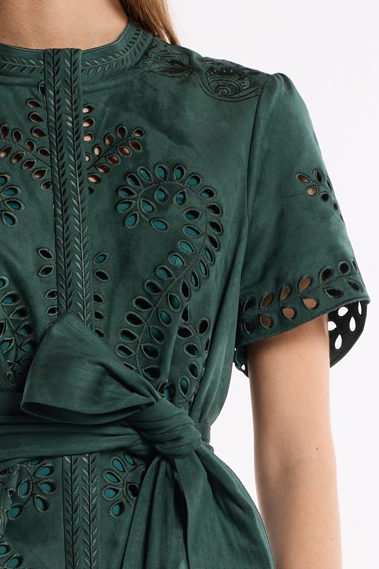 Sol Dress - Cedar Embroidery