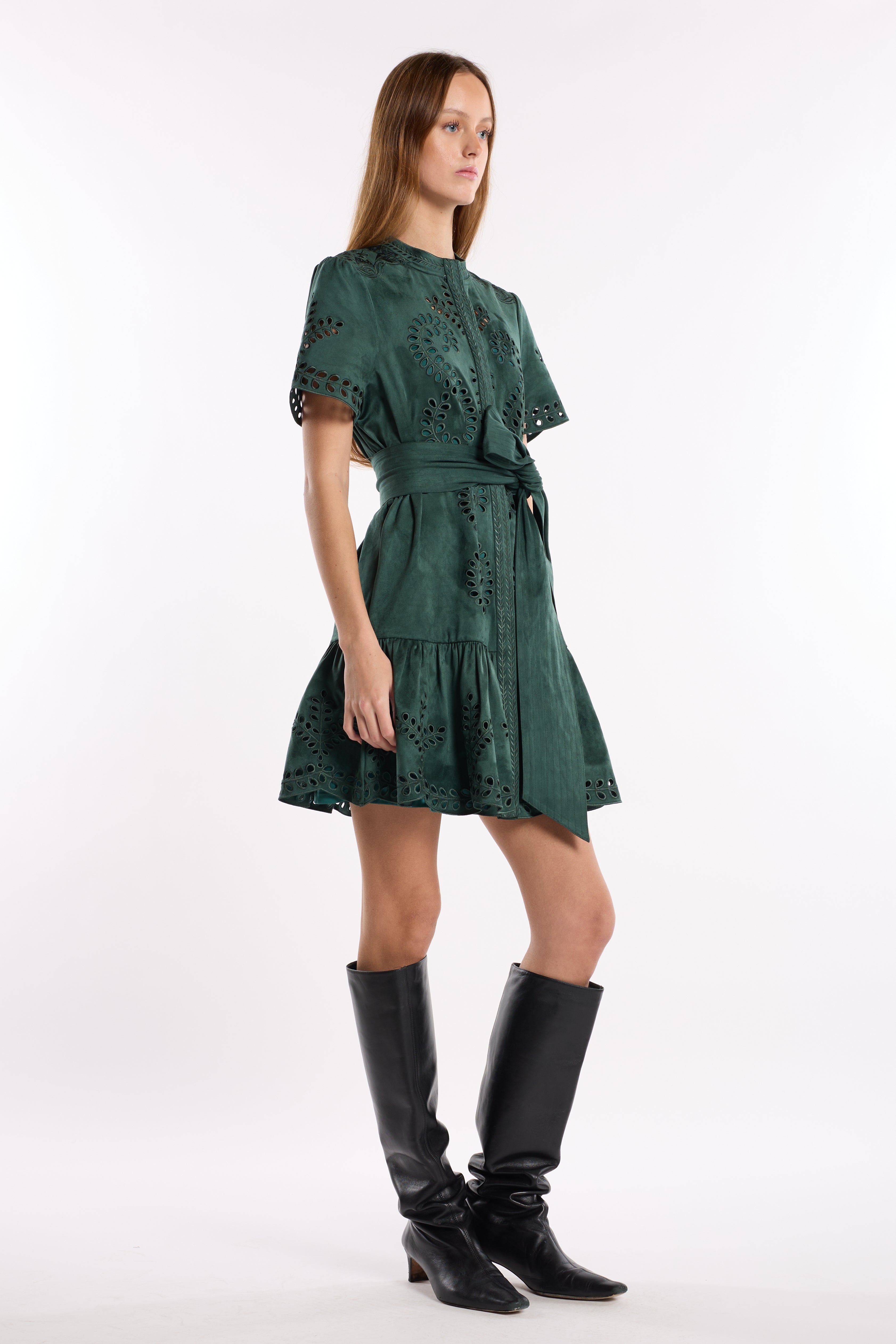 Sol Dress - Cedar Embroidery