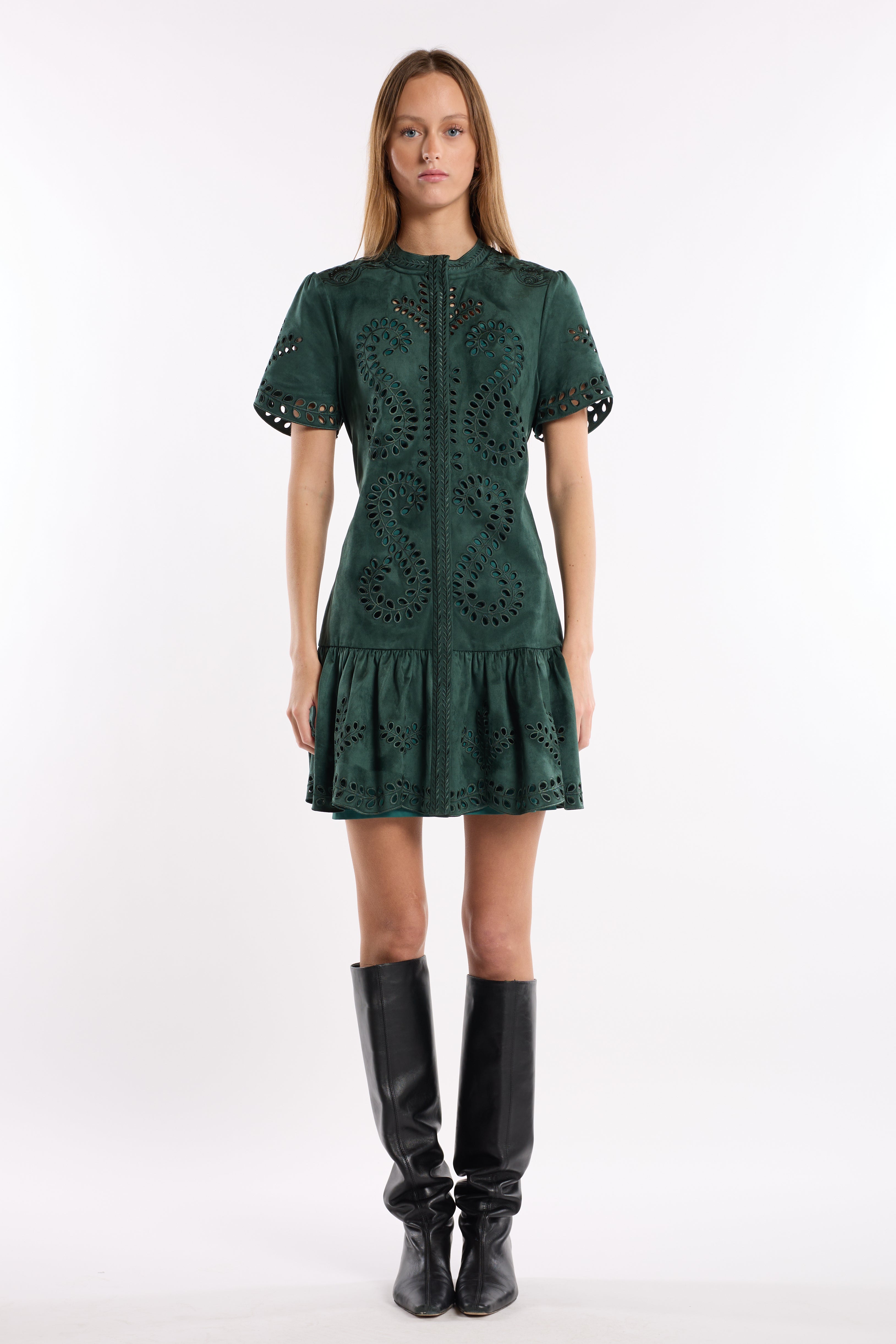 Sol Dress - Cedar Embroidery