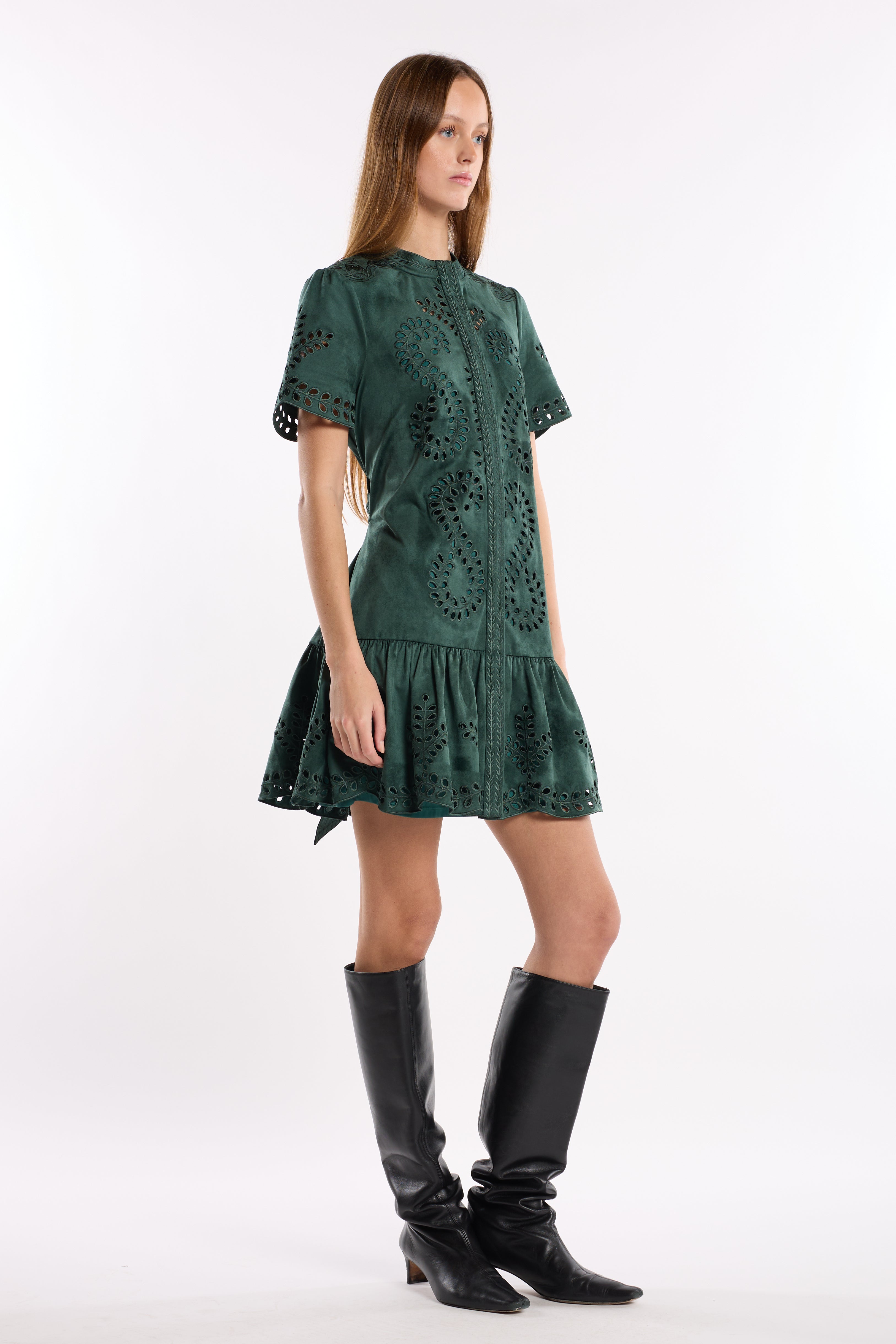 Sol Dress - Cedar Embroidery