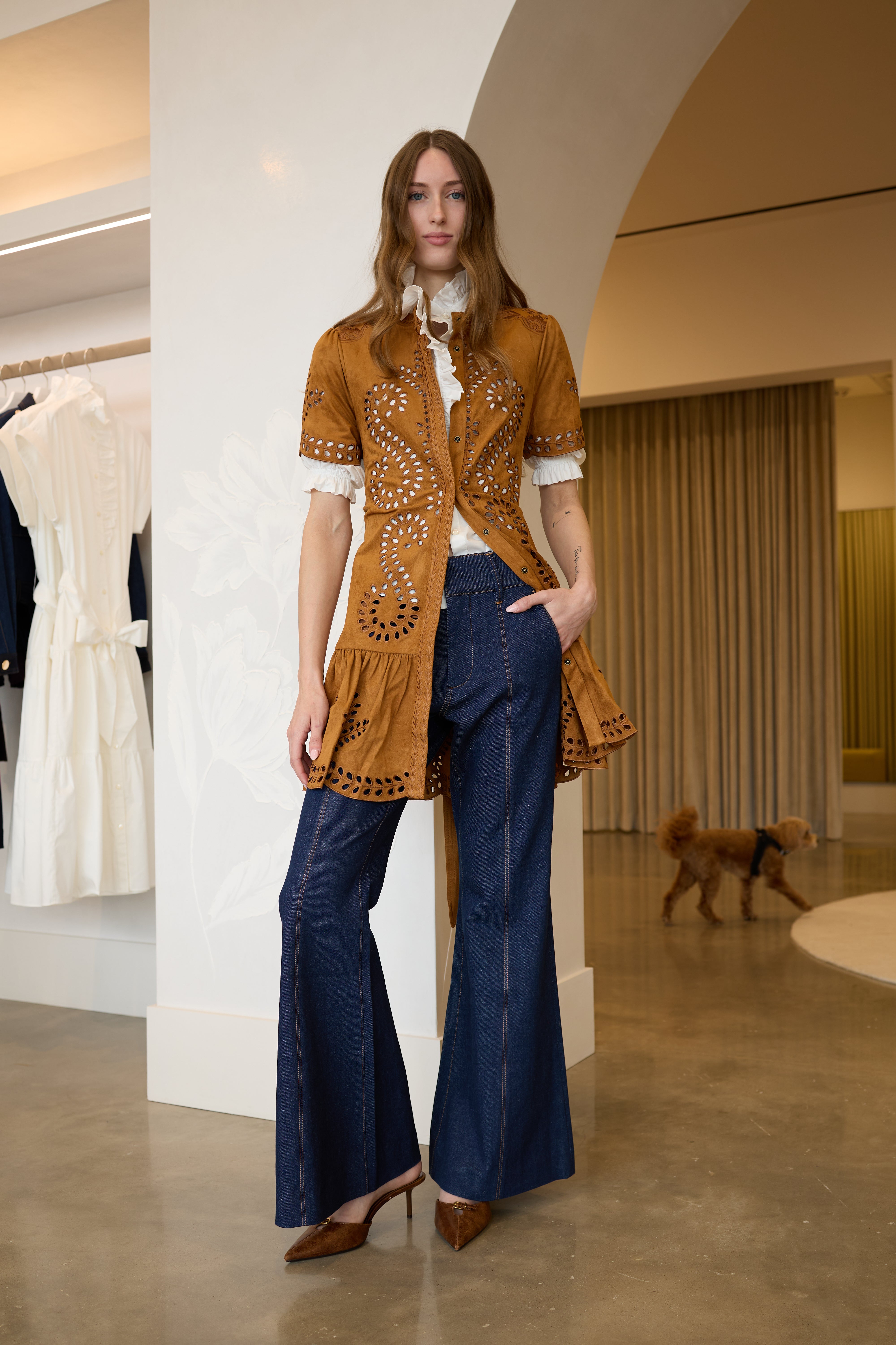 Sol Dress - Saddle Embroidery