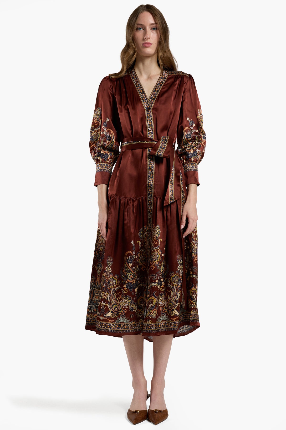 Layla Dress - Montara Rust