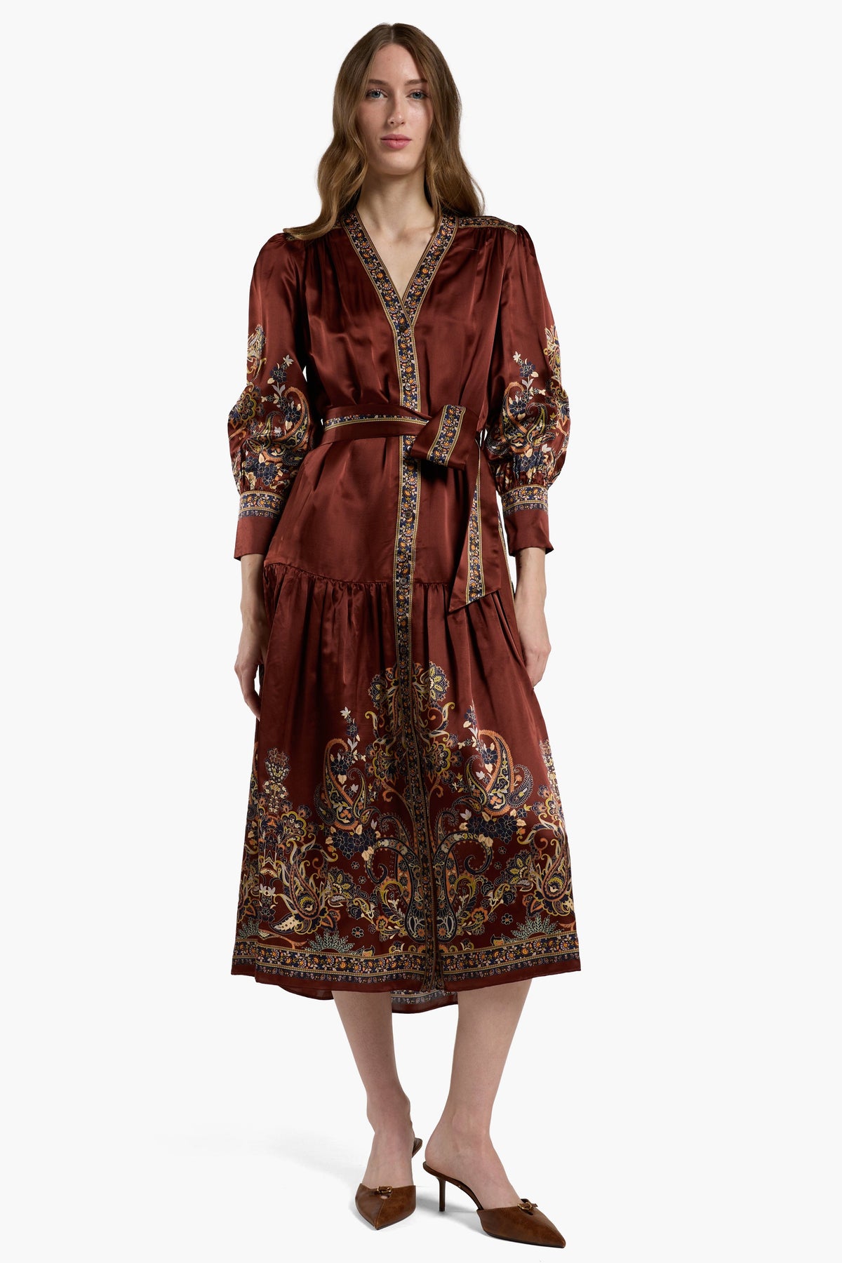 Layla Dress - Montara Rust