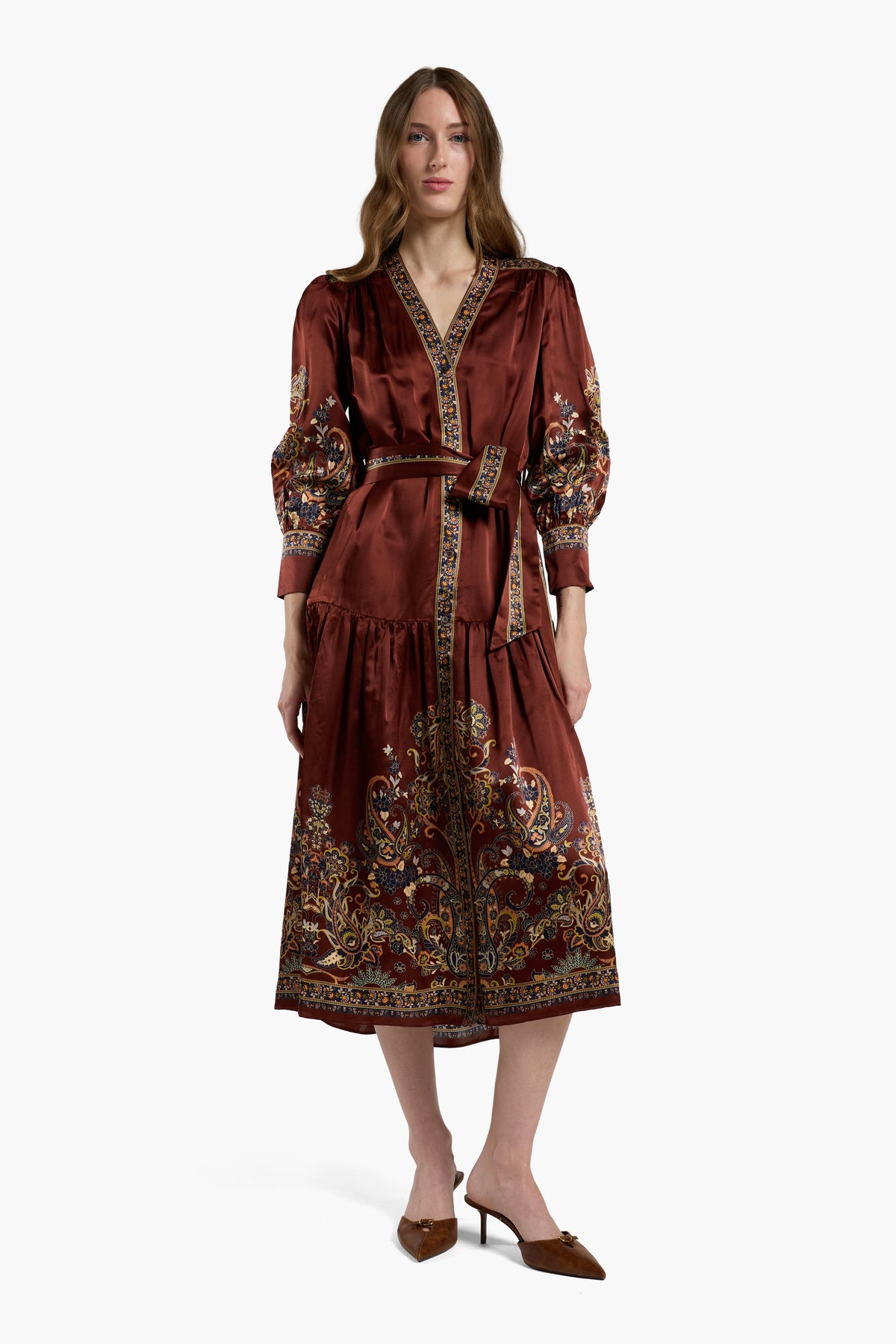 Layla Dress - Montara Rust