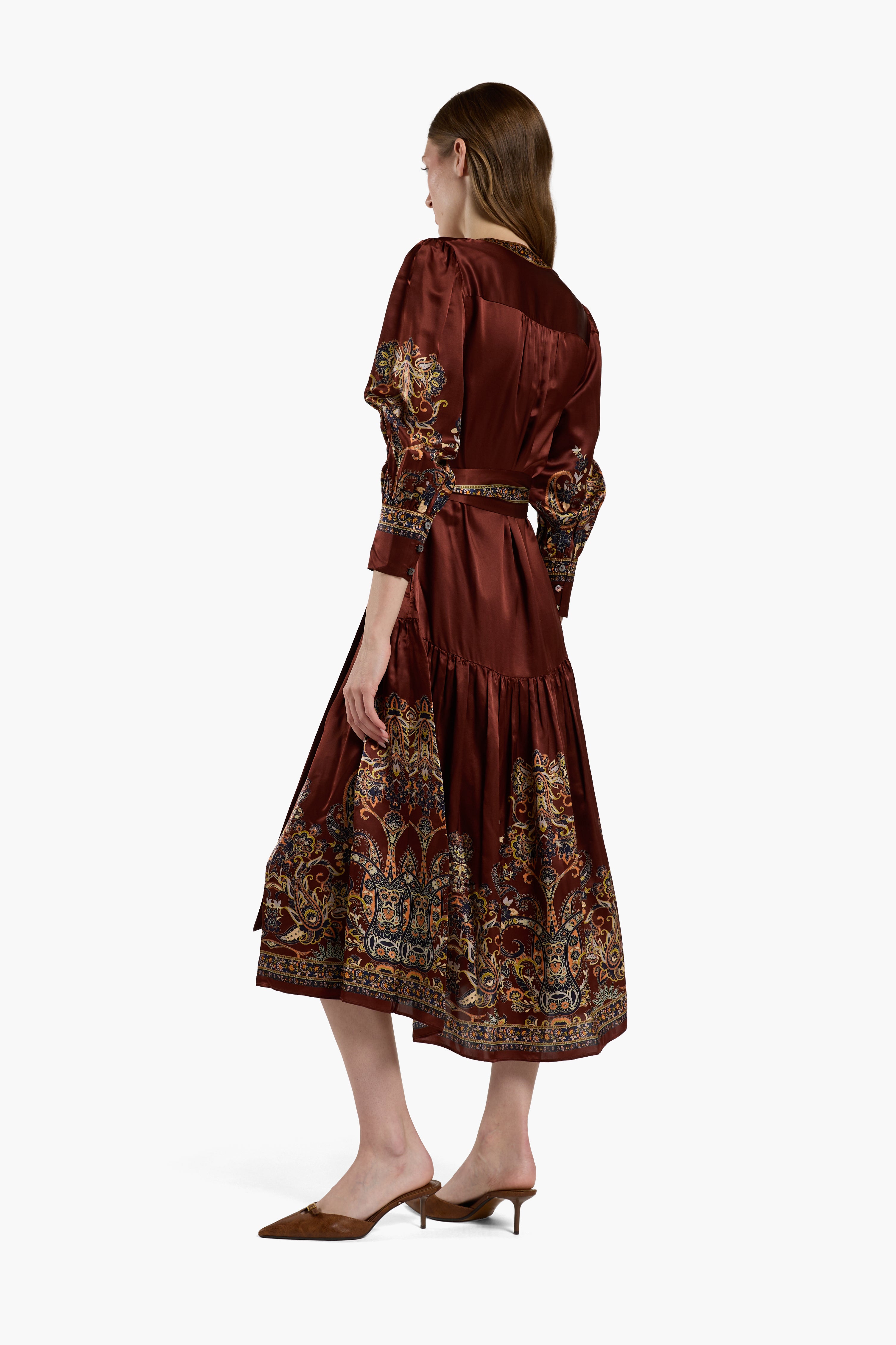 Layla Dress - Montara Rust