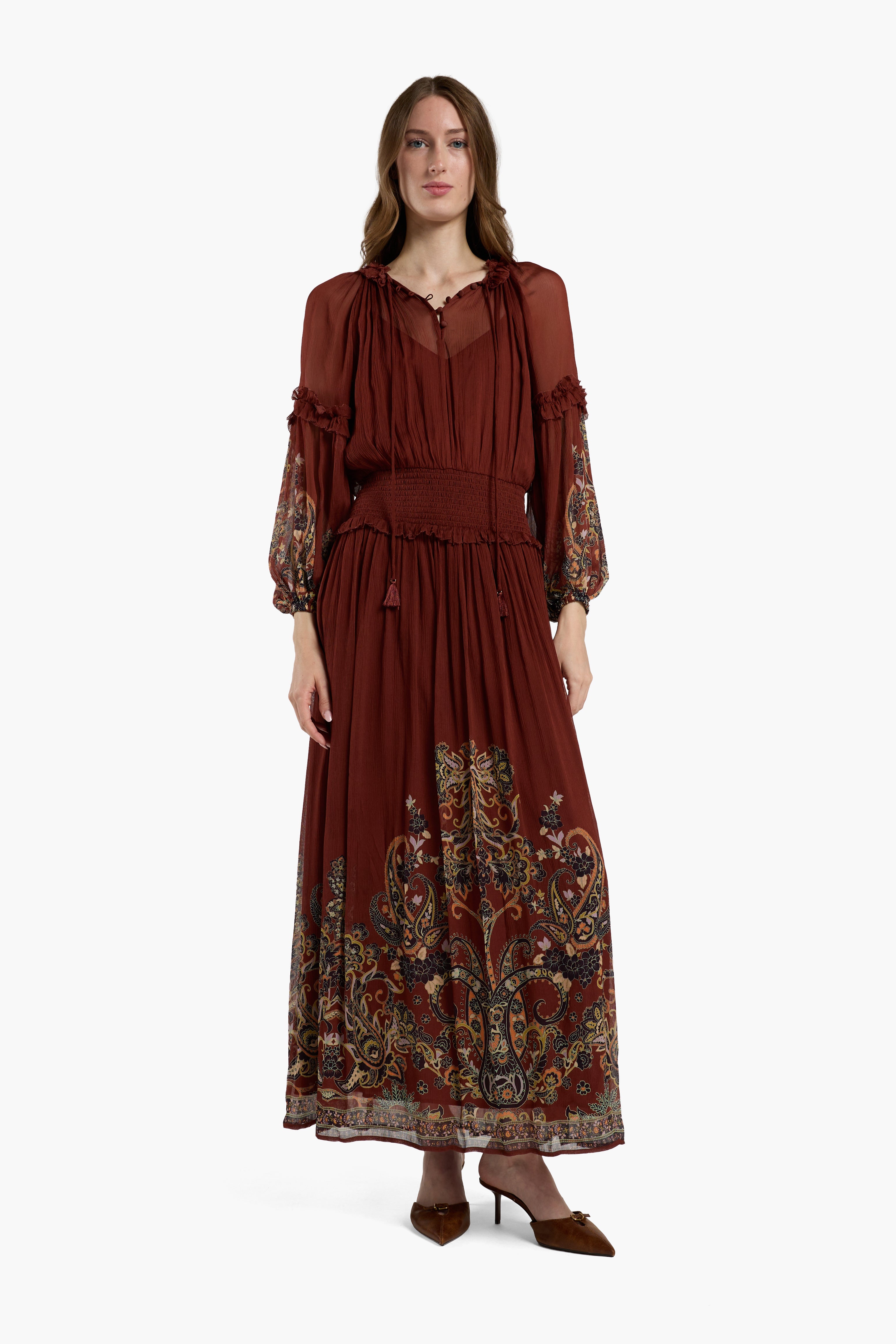 Melody Dress - Montara Rust