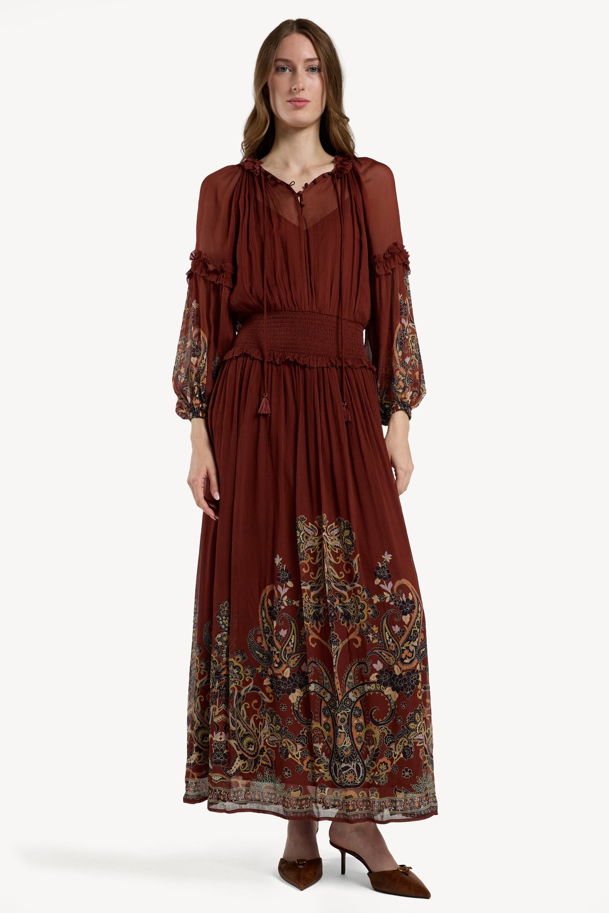 Melody Dress - Montara Rust