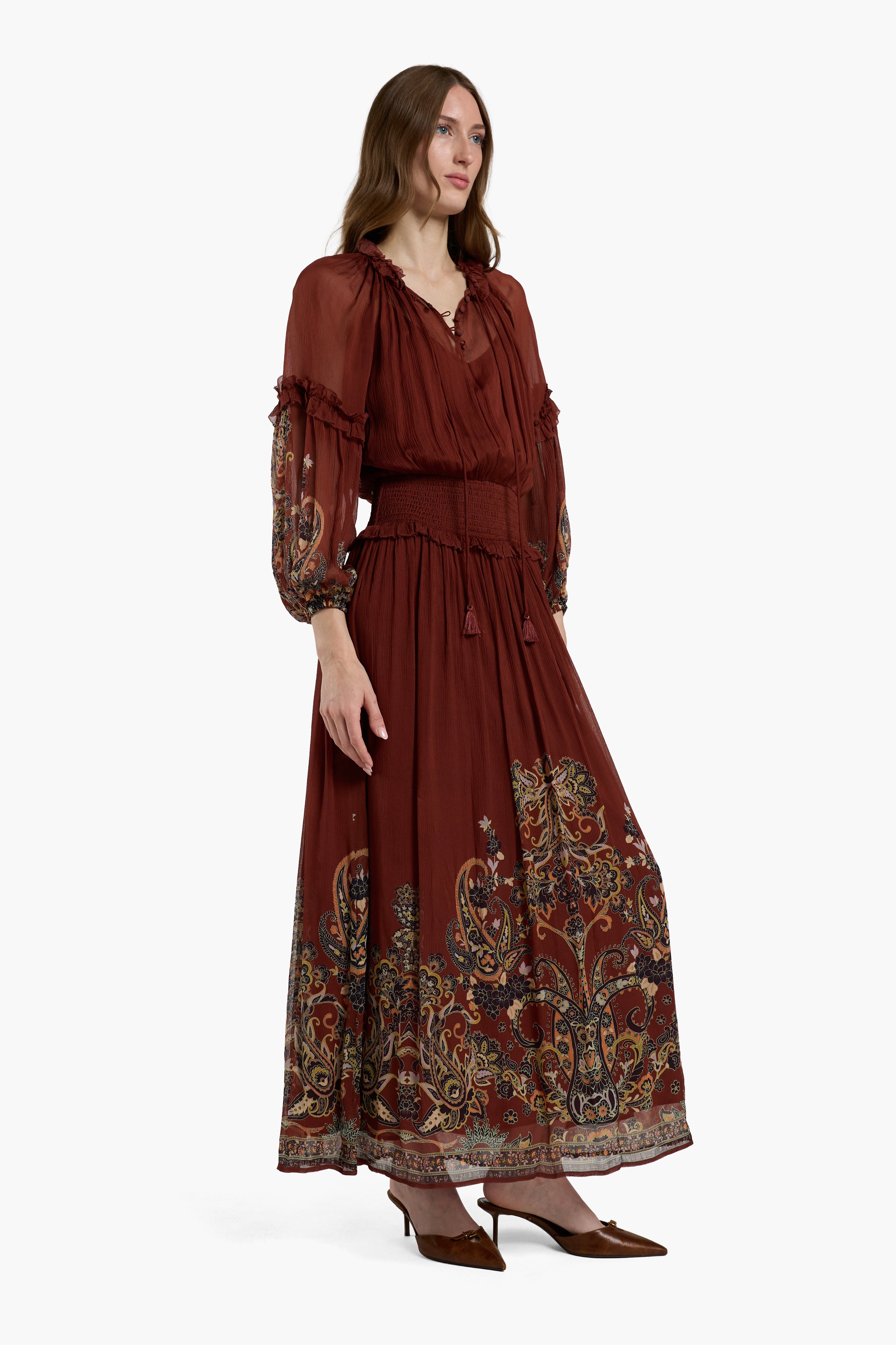 Melody Dress - Montara Rust