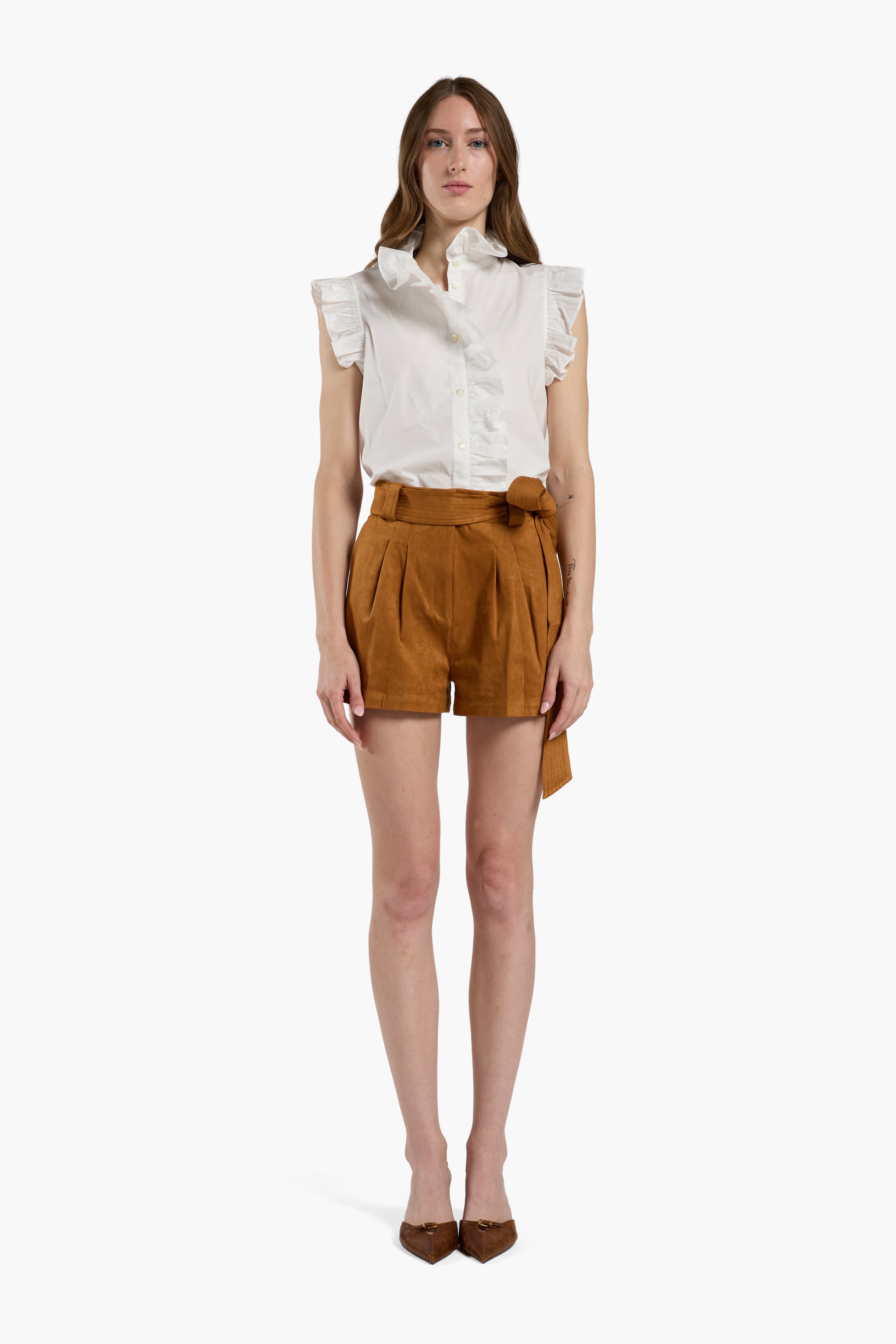 Indigo Short - Saddle