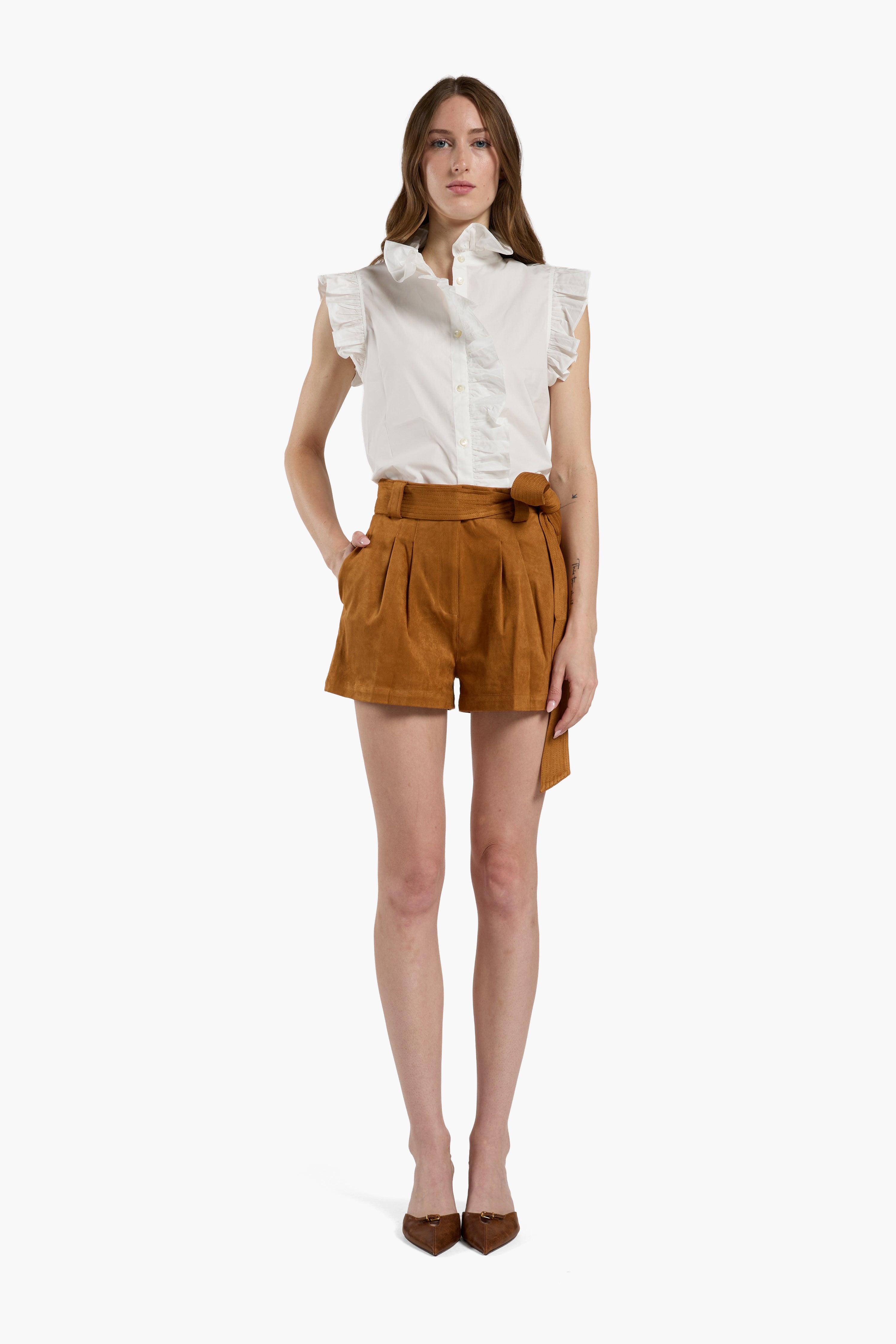Indigo Short - Saddle