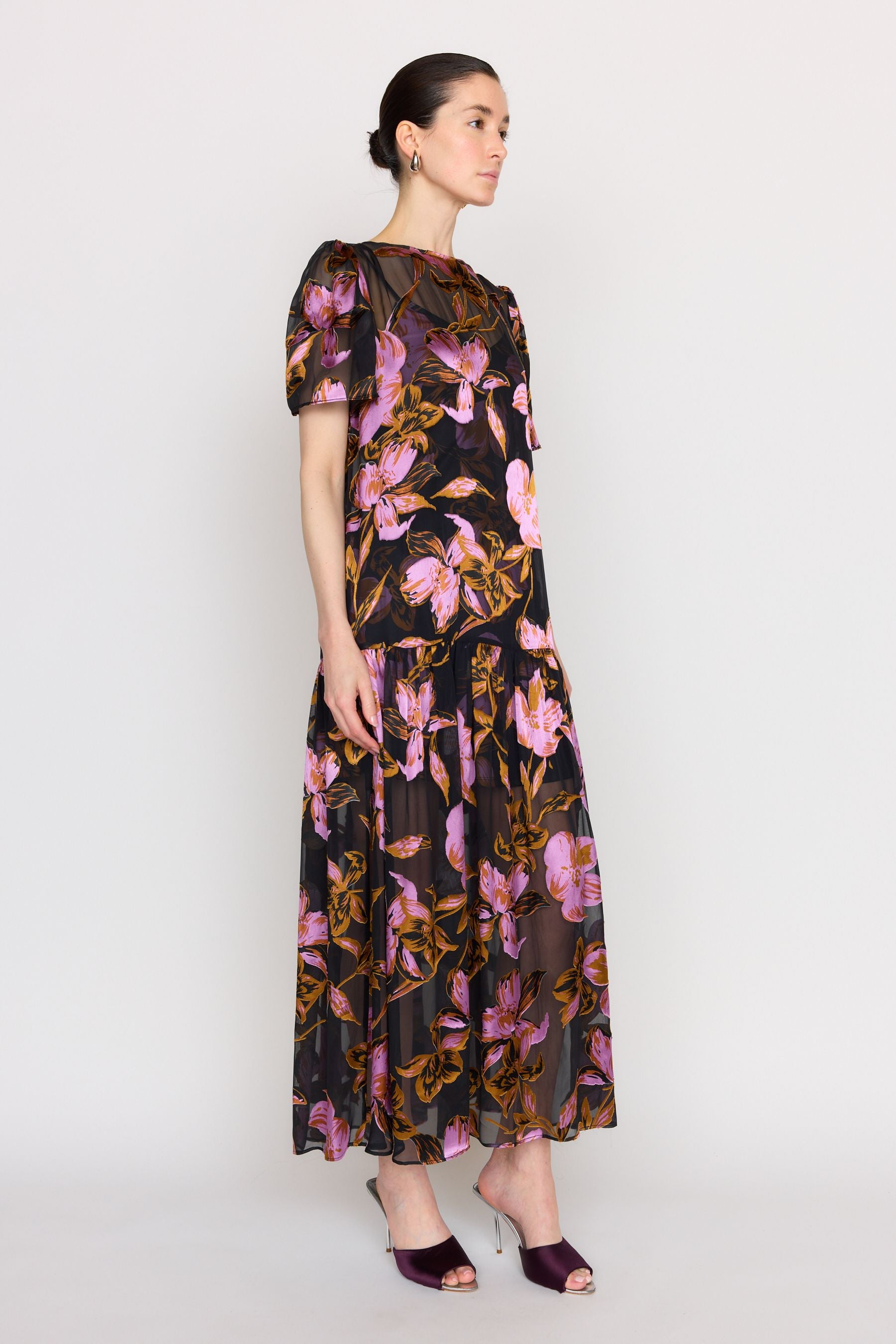 Adele Dress - Evening Lily