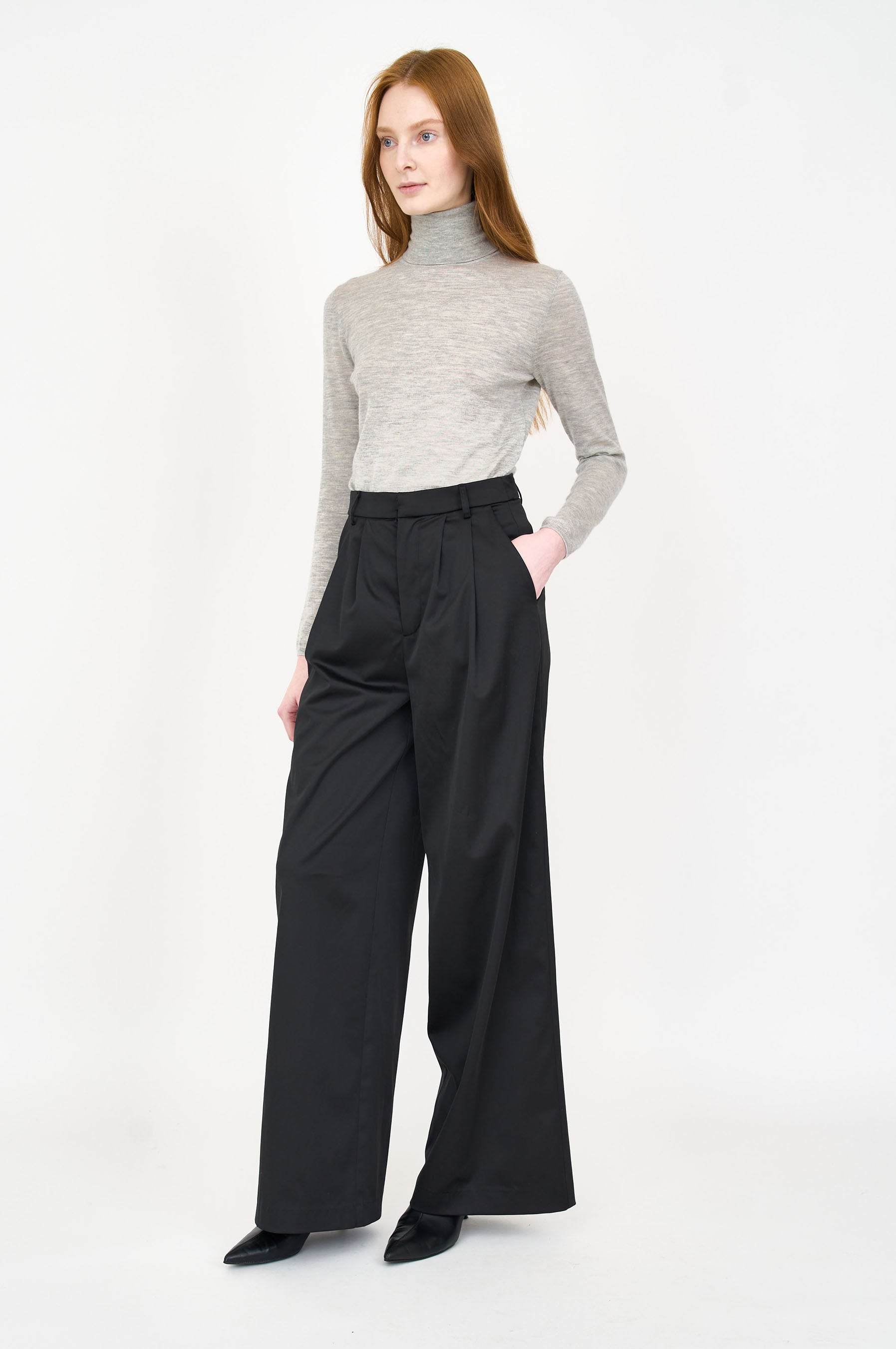 Dylan Pant - Black Satin