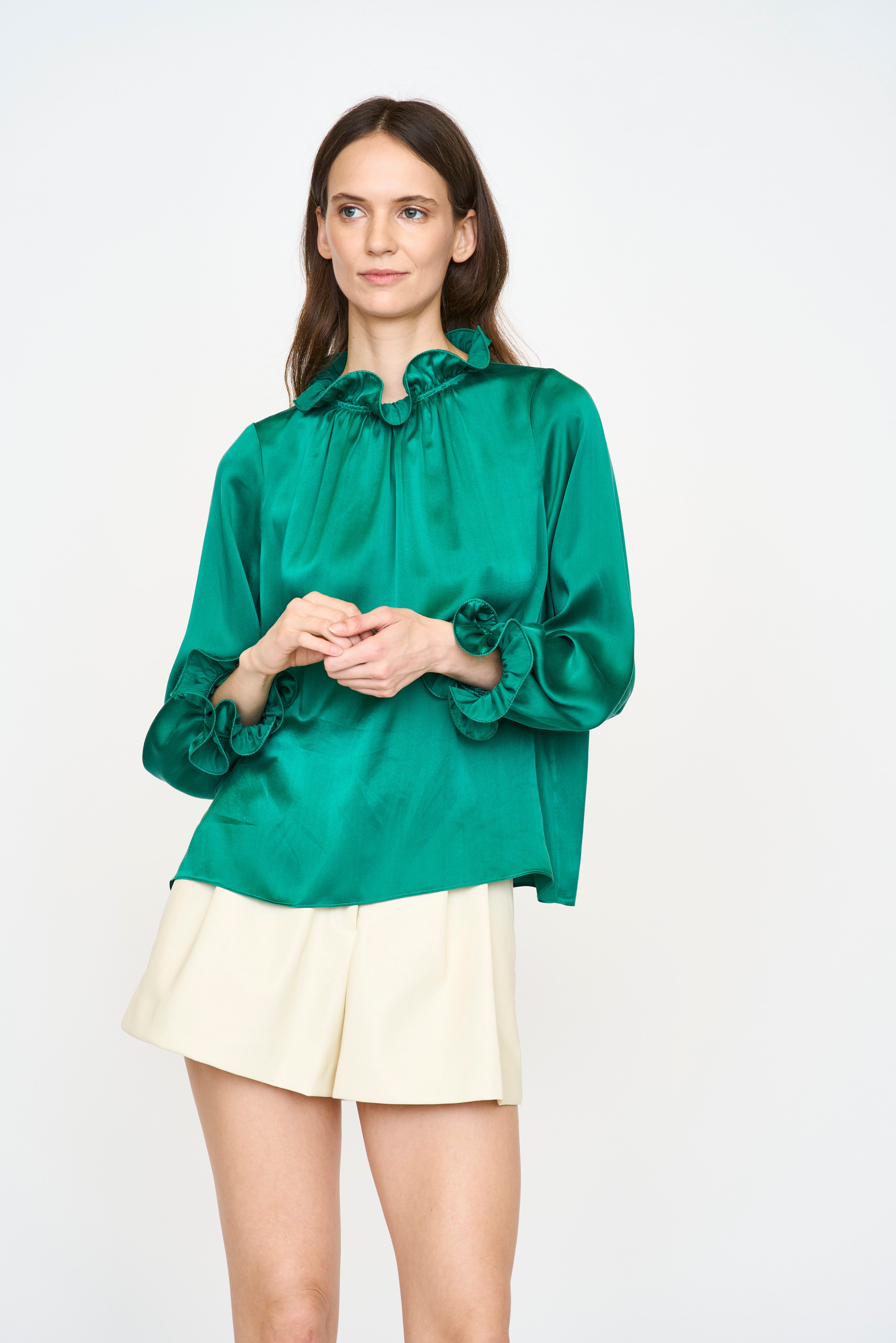 Lulu Blouse - Emerald