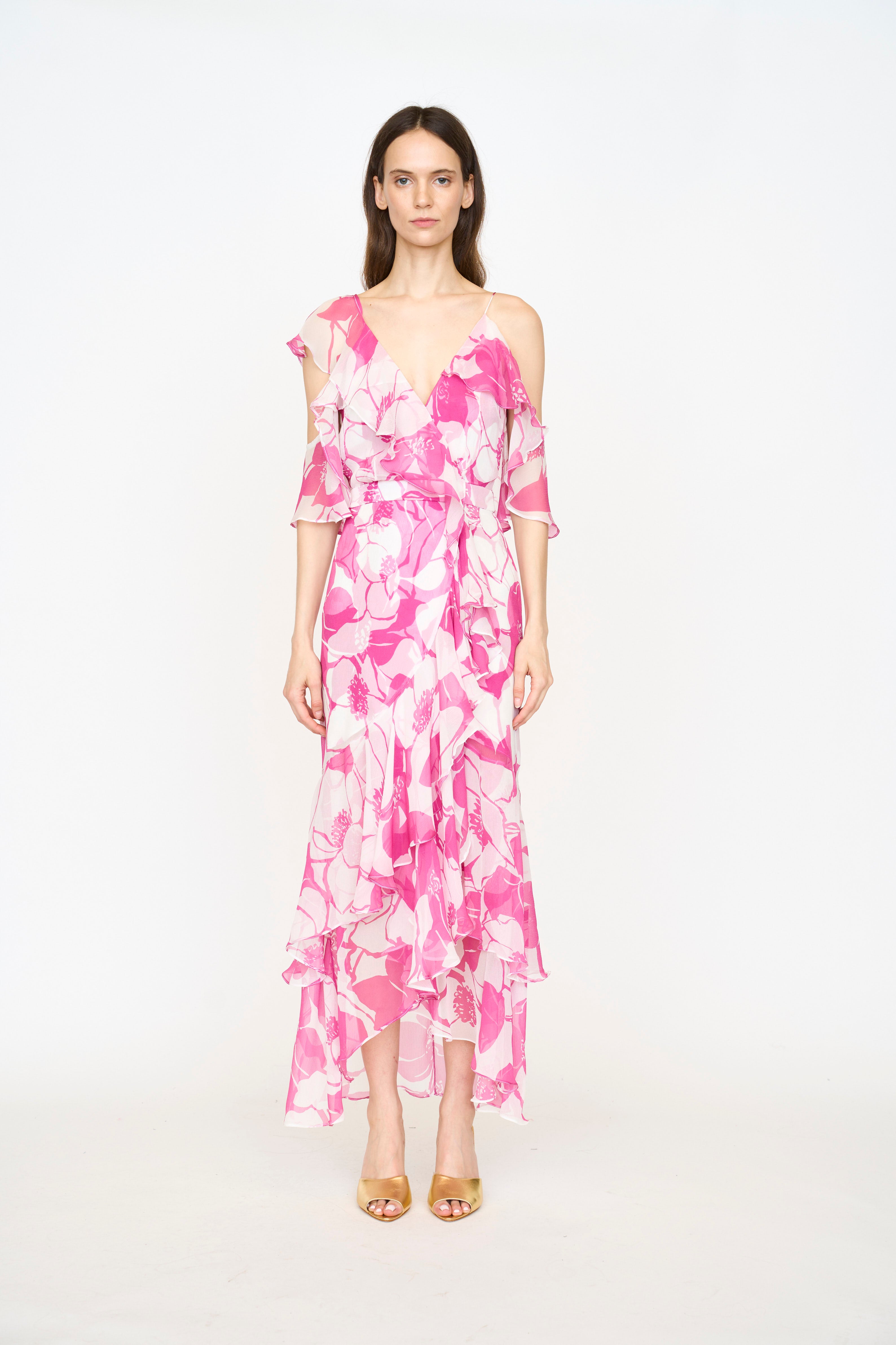 Anabelle Dress - Pink Chelsea Floral