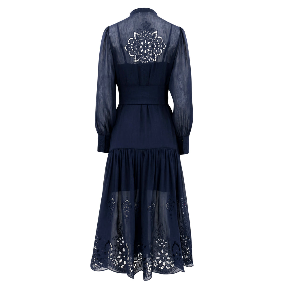 Raya Dress - Navy