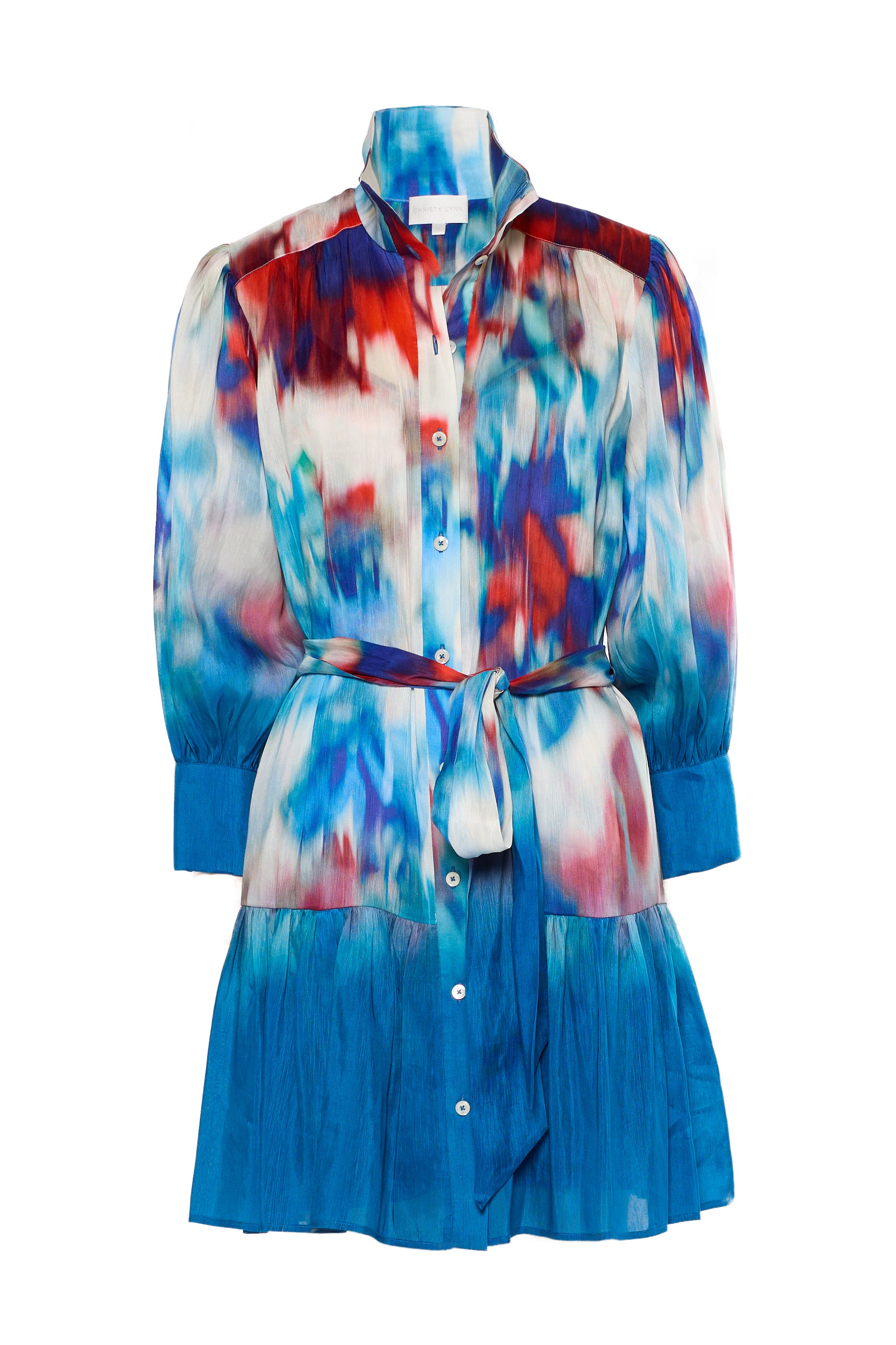 Texans Emi Dress - Texan Sky