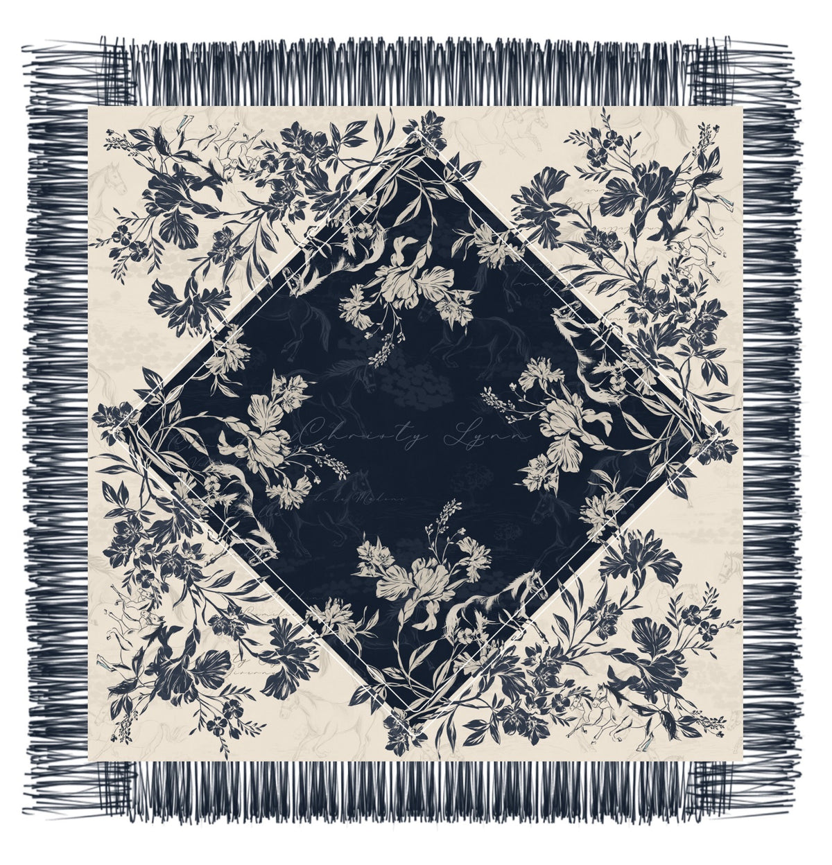 Amour Scarf - Midnight Mustang