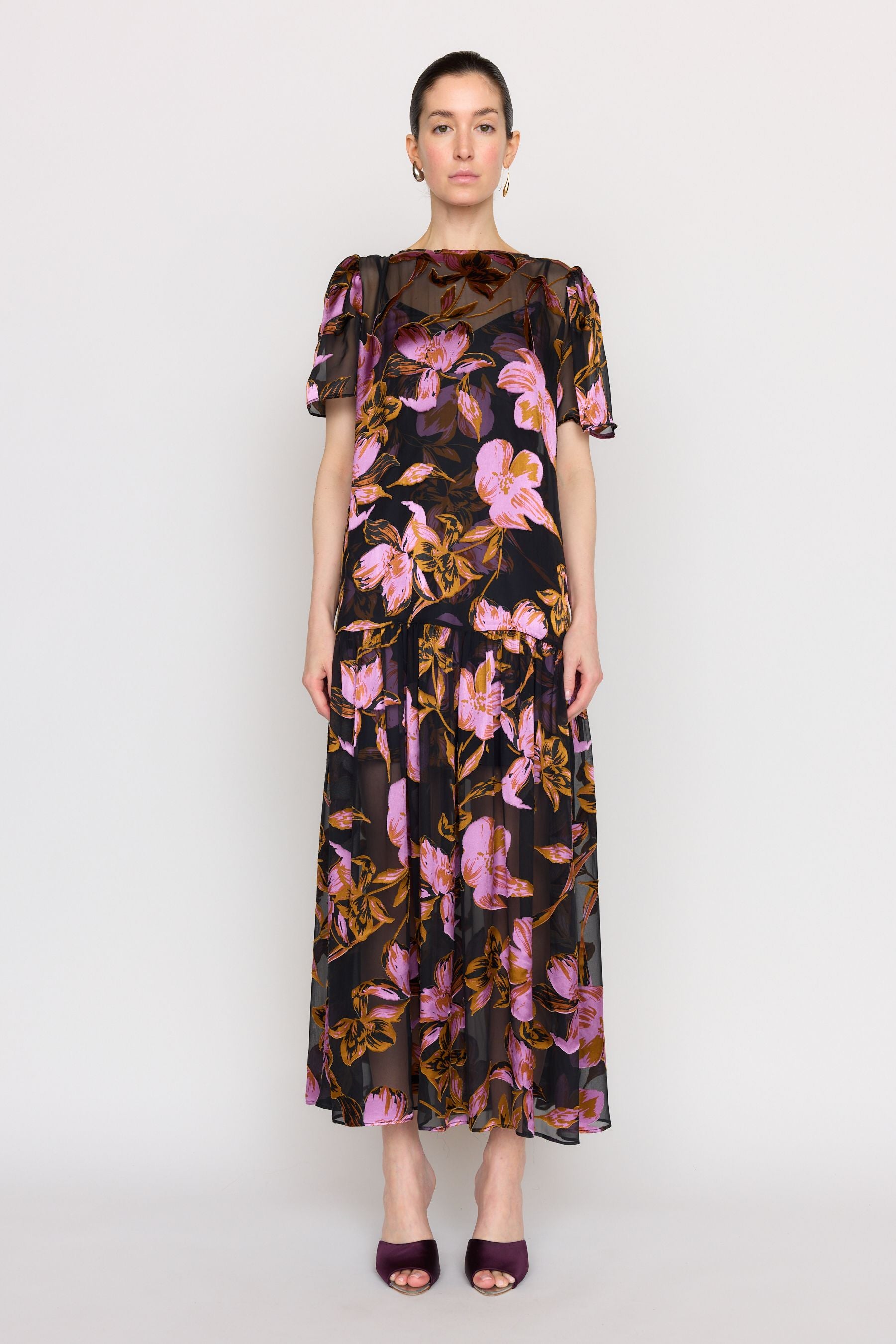 Adele Dress - Evening Lily