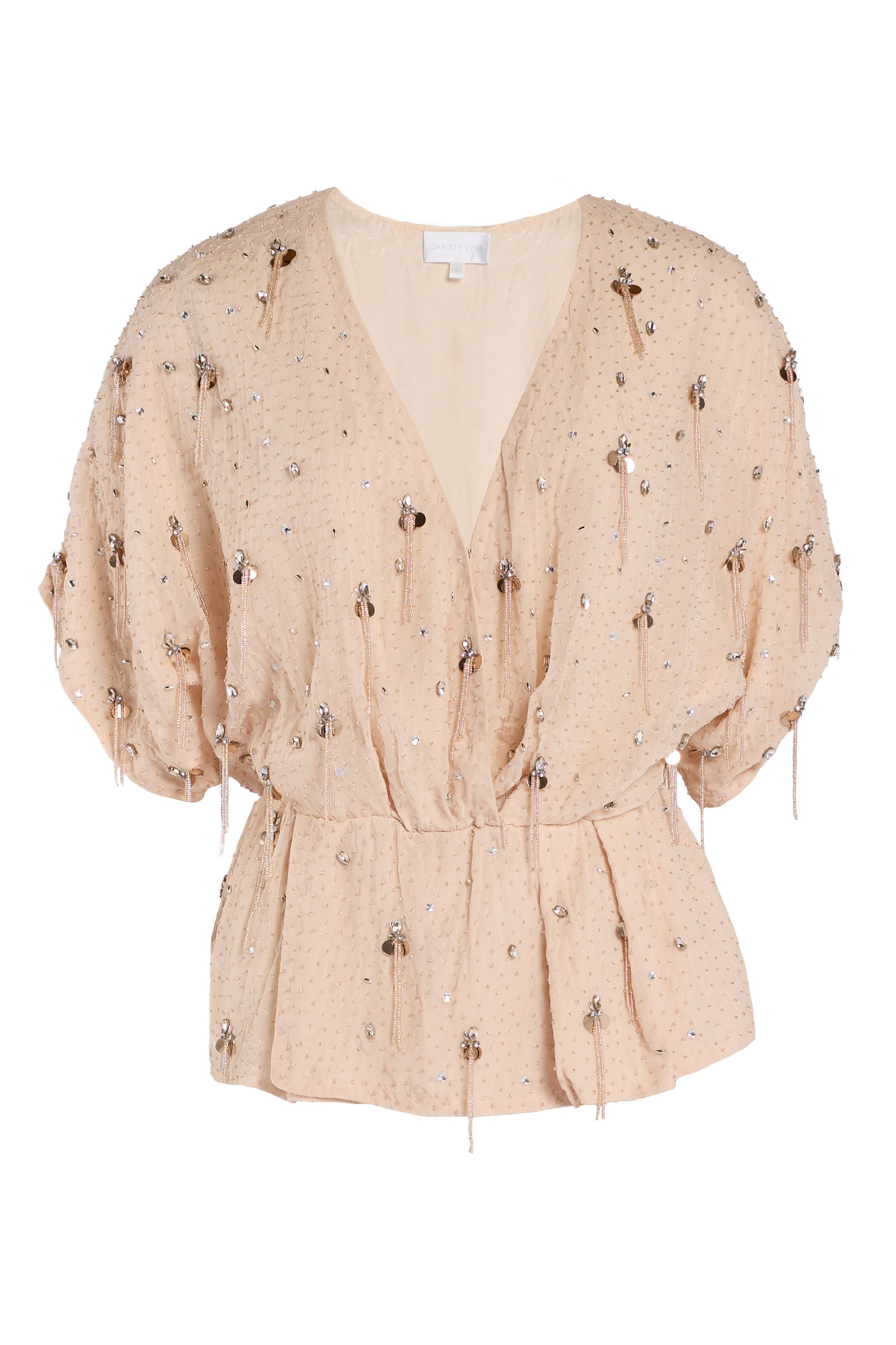 Palmer Blouse - Starlight Nude