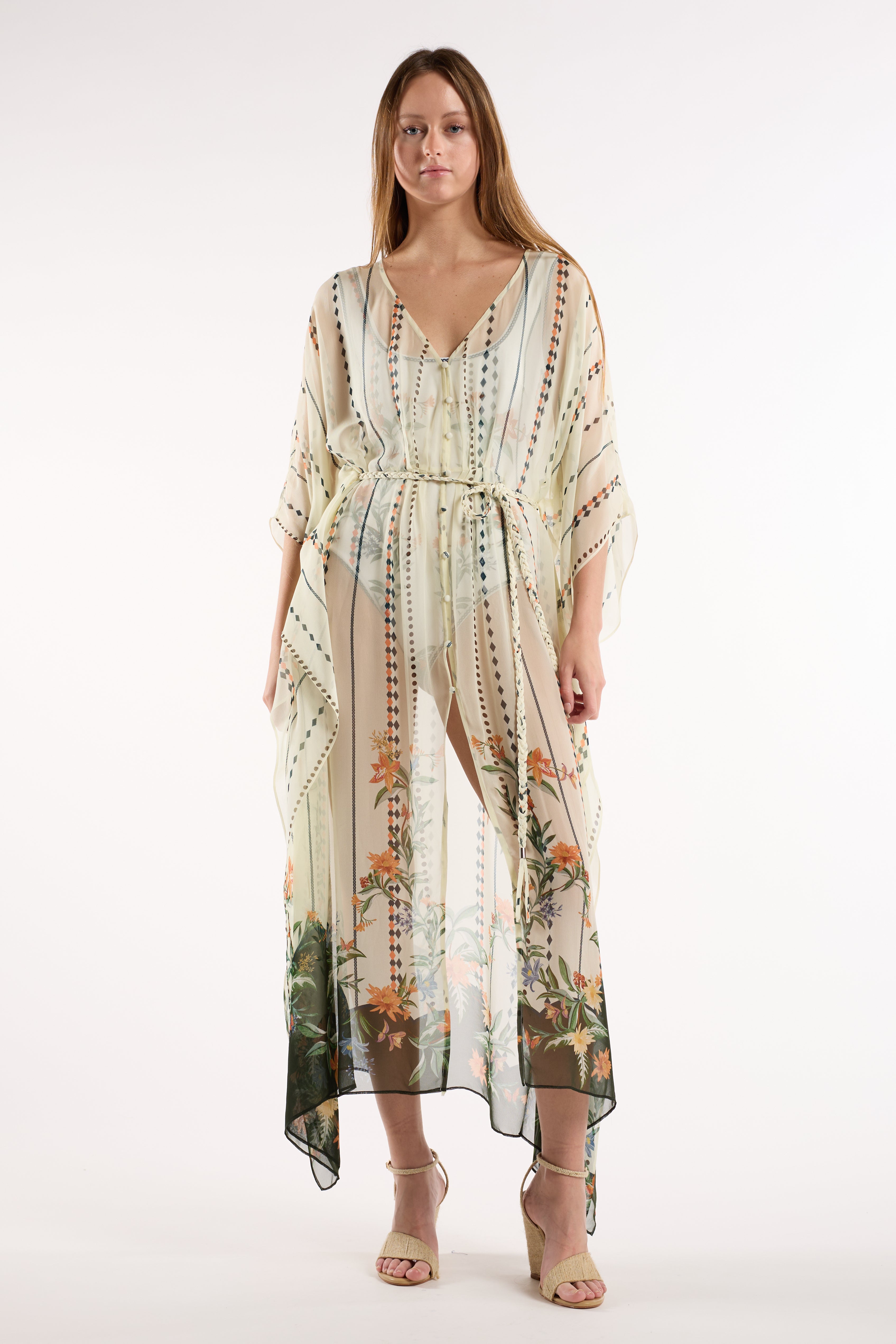 Zia Kaftan - Botanica Ivory