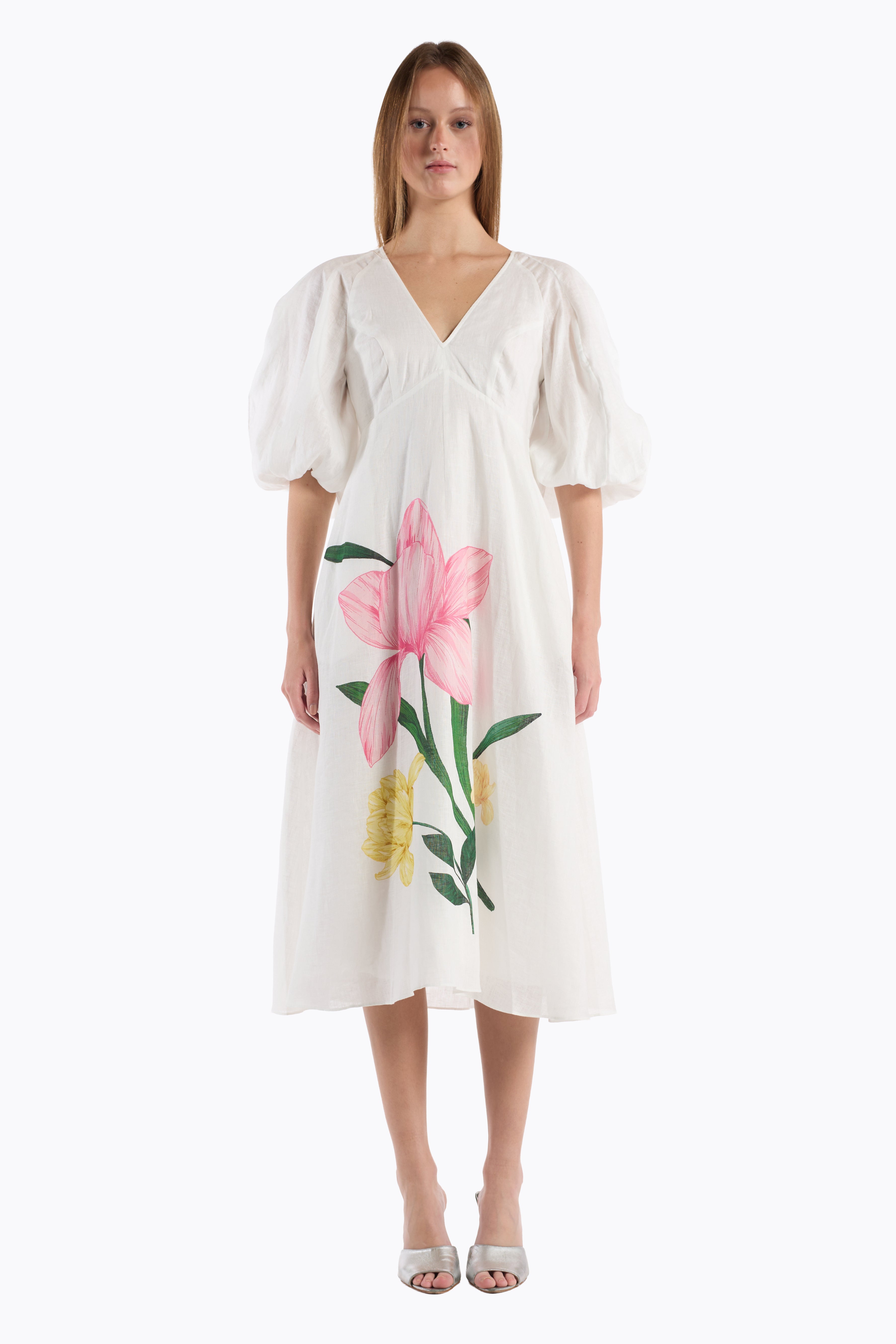 Sabrina Dress - Cote White