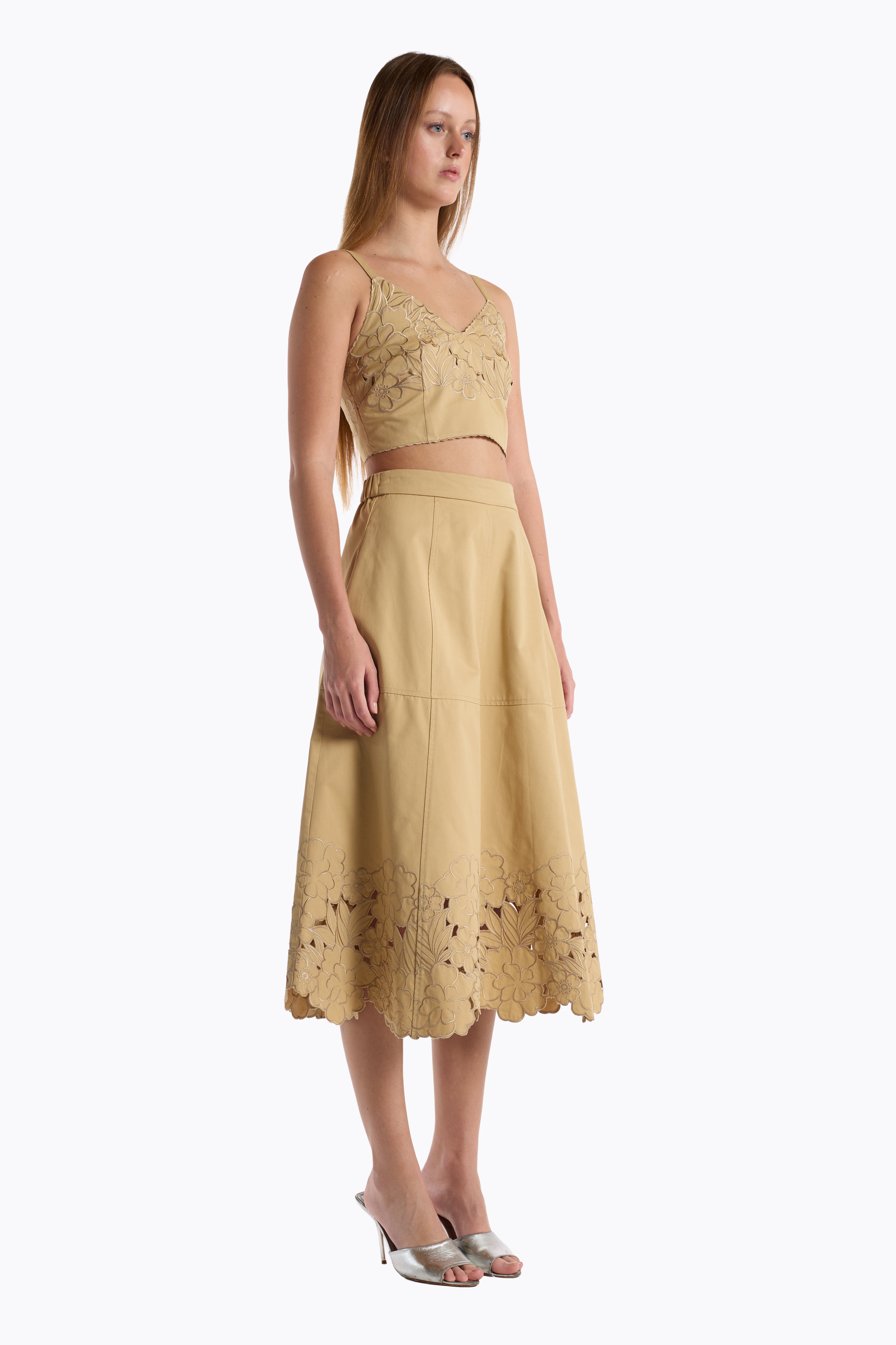 Feyre Top - Khaki