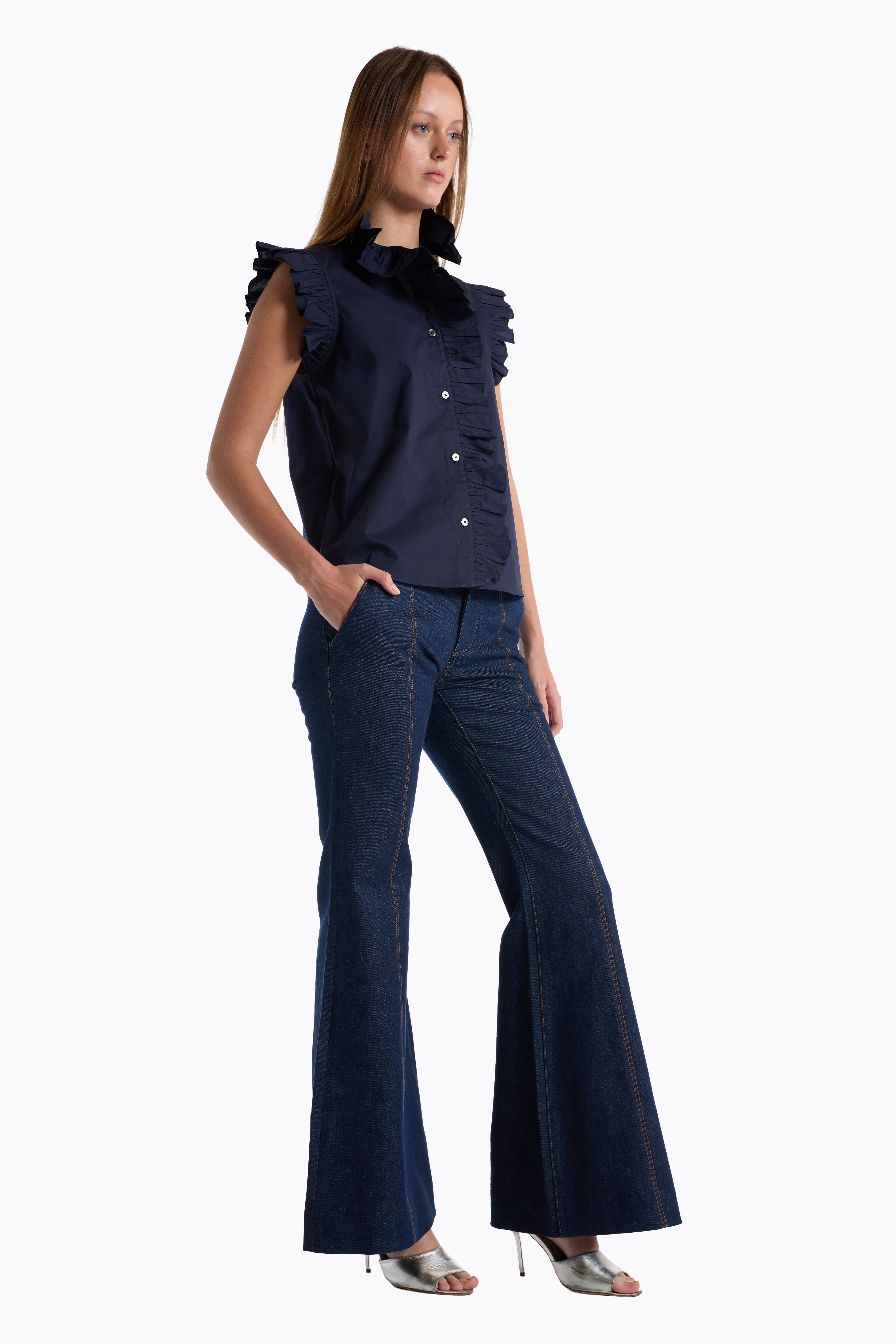 Marfa Top - Navy