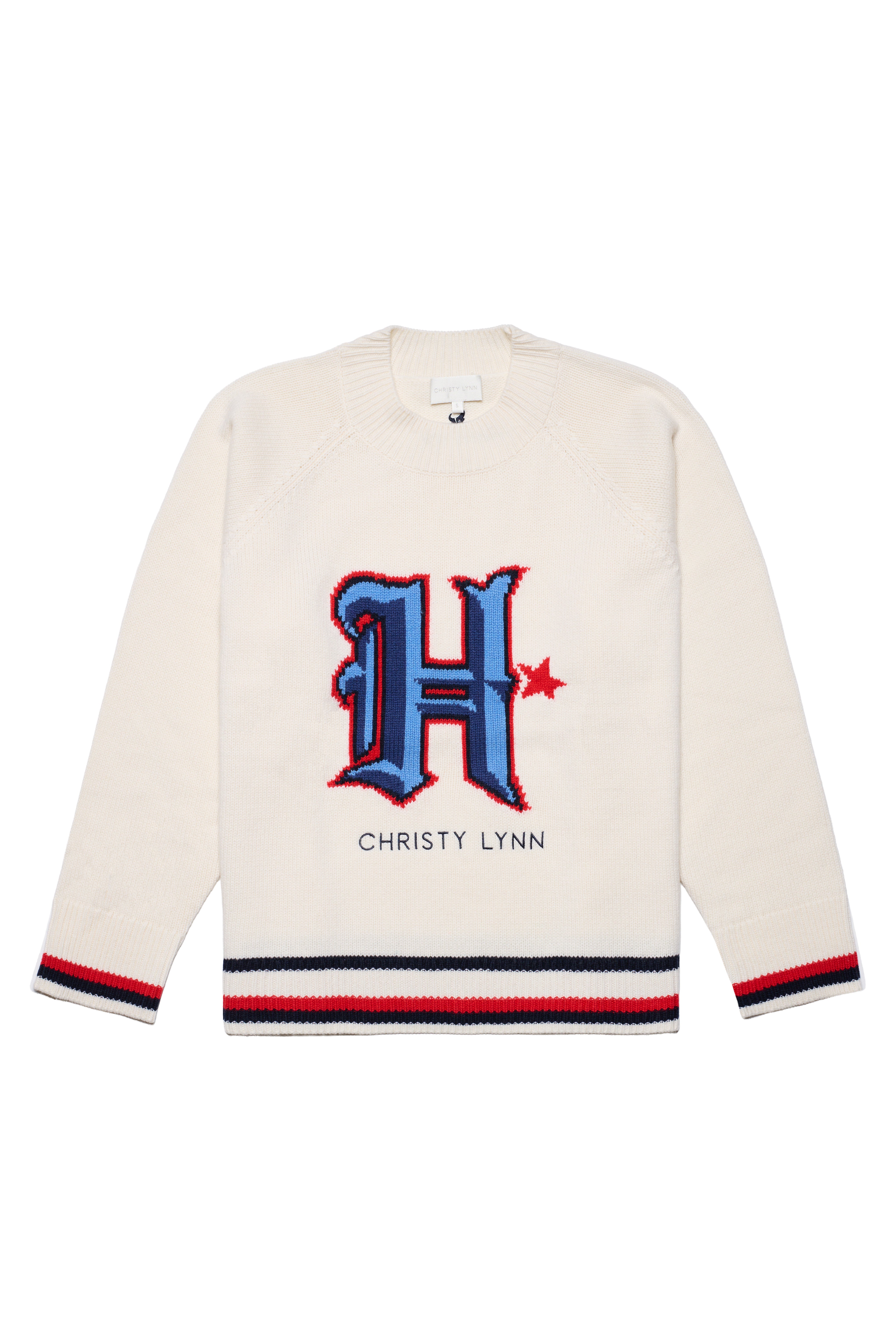 Texans H Logo Sweater - Color Rush H / Ivory