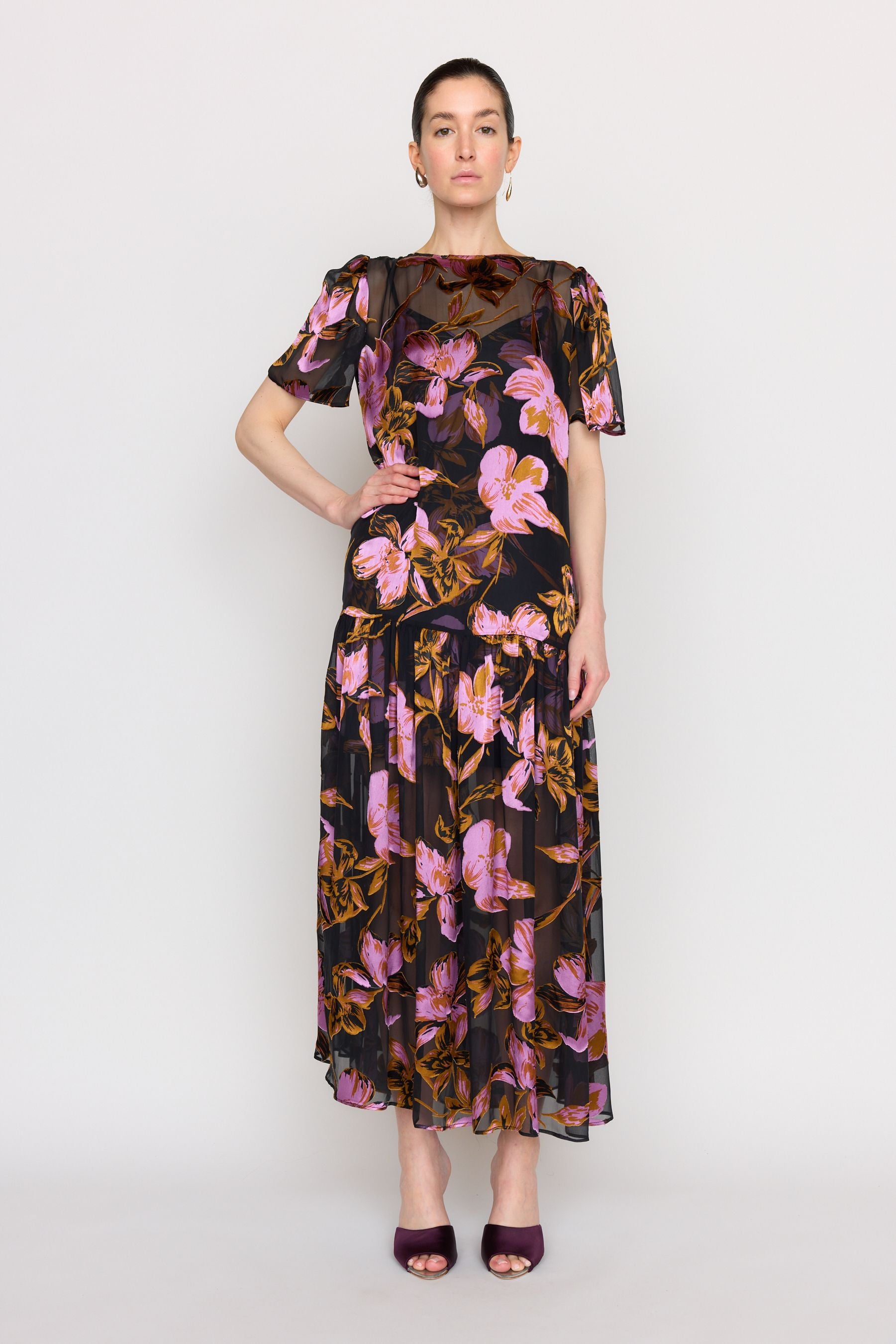 Adele Dress - Evening Lily