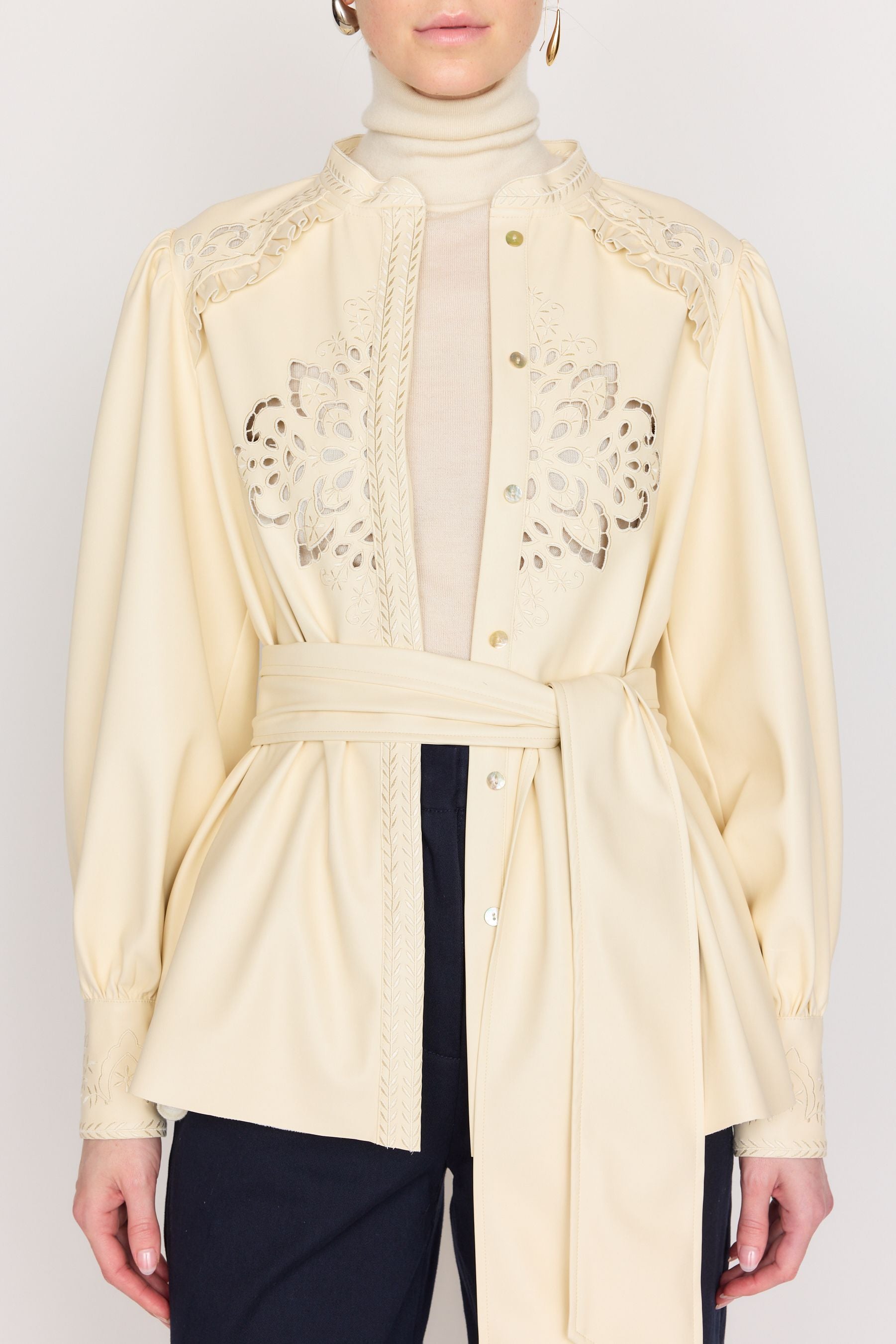 Irina Jacket - Porcelain