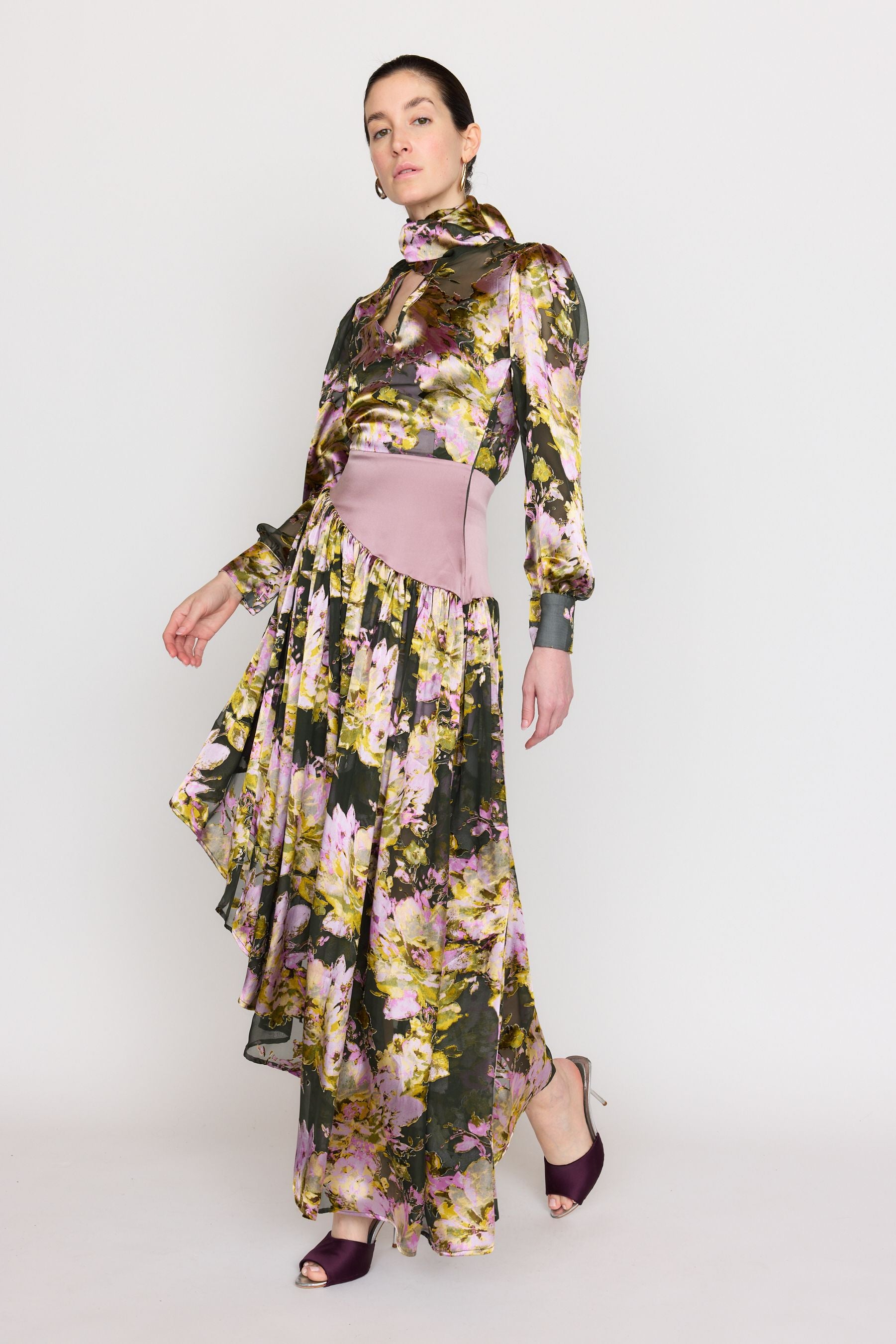 Nikiya Dress - Midnight Garden