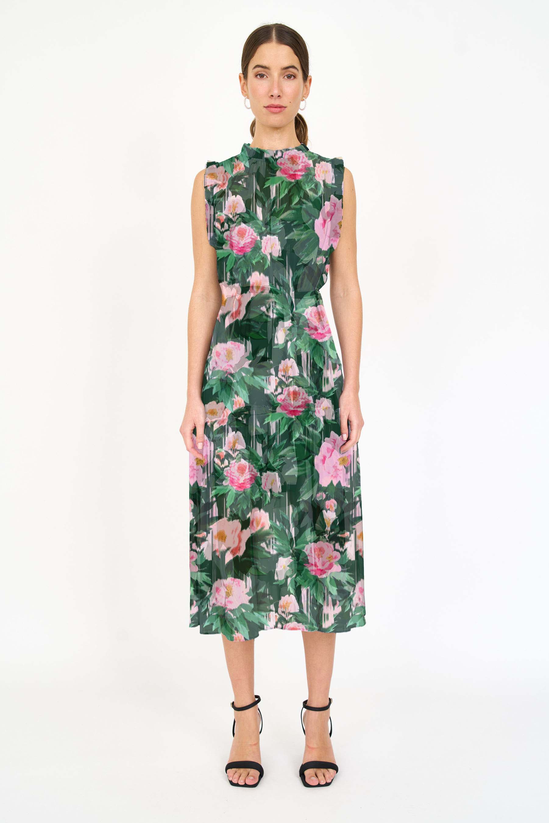 Gemma Dress - Camellia Garden