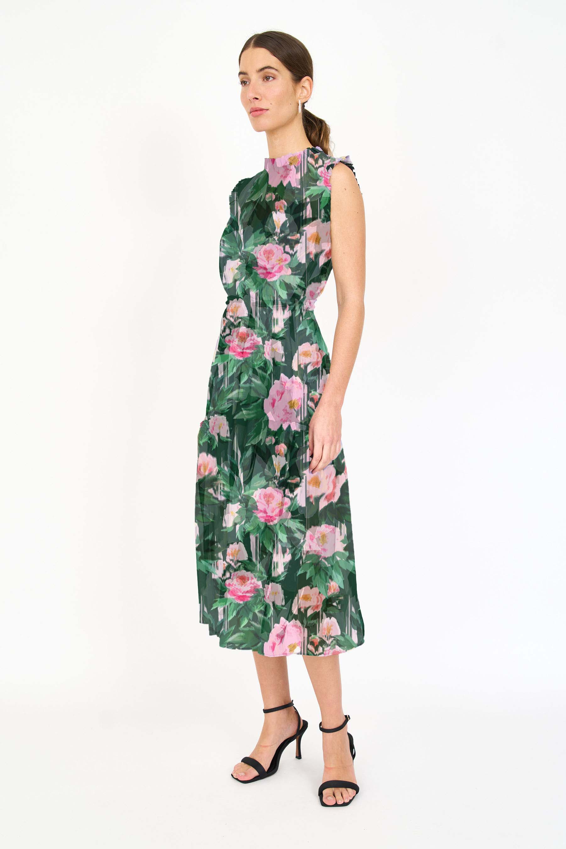 Gemma Dress - Camellia Garden